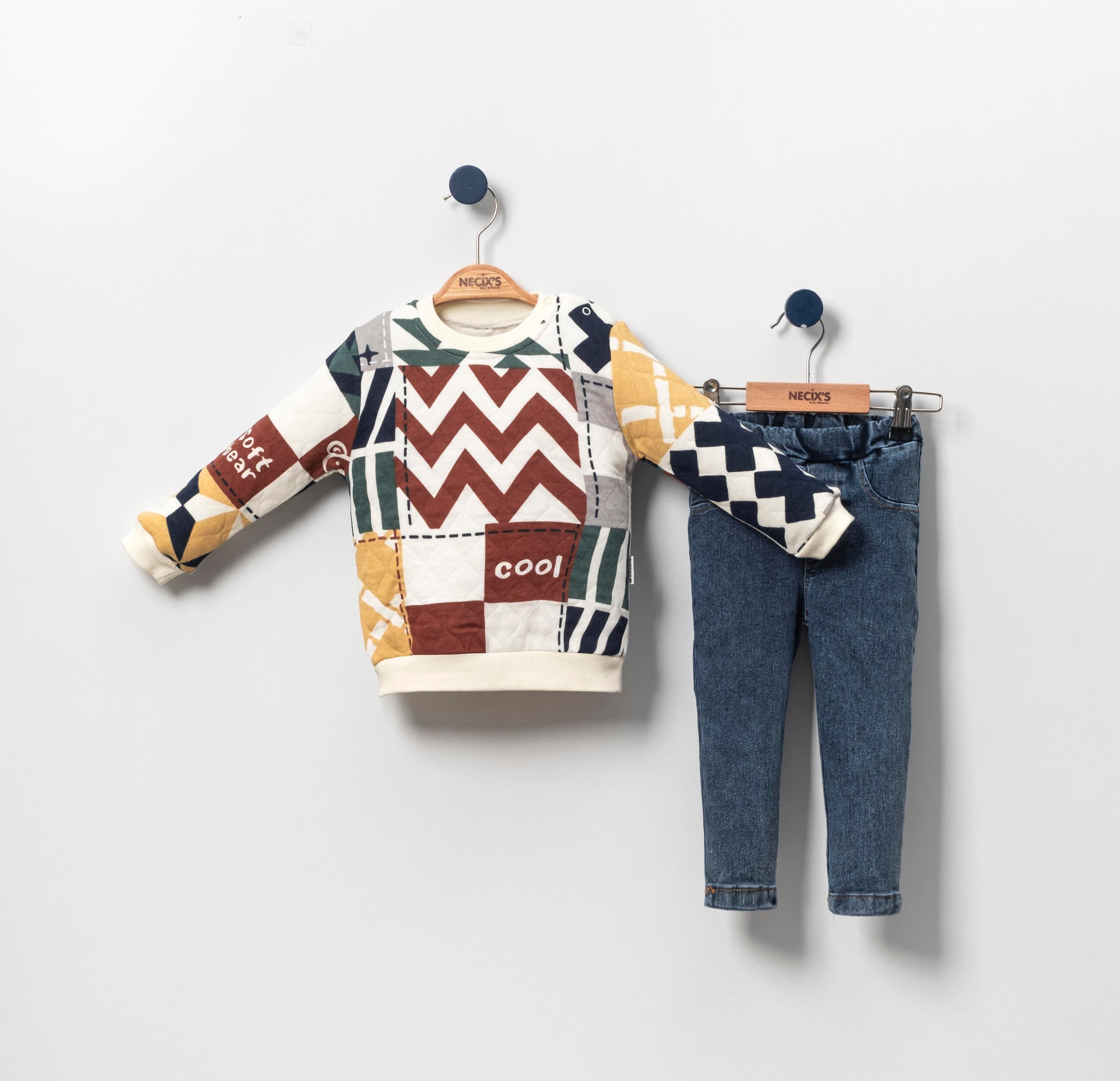 Necix's Kazablanka Erkek Bebek Özgün İkili Takım