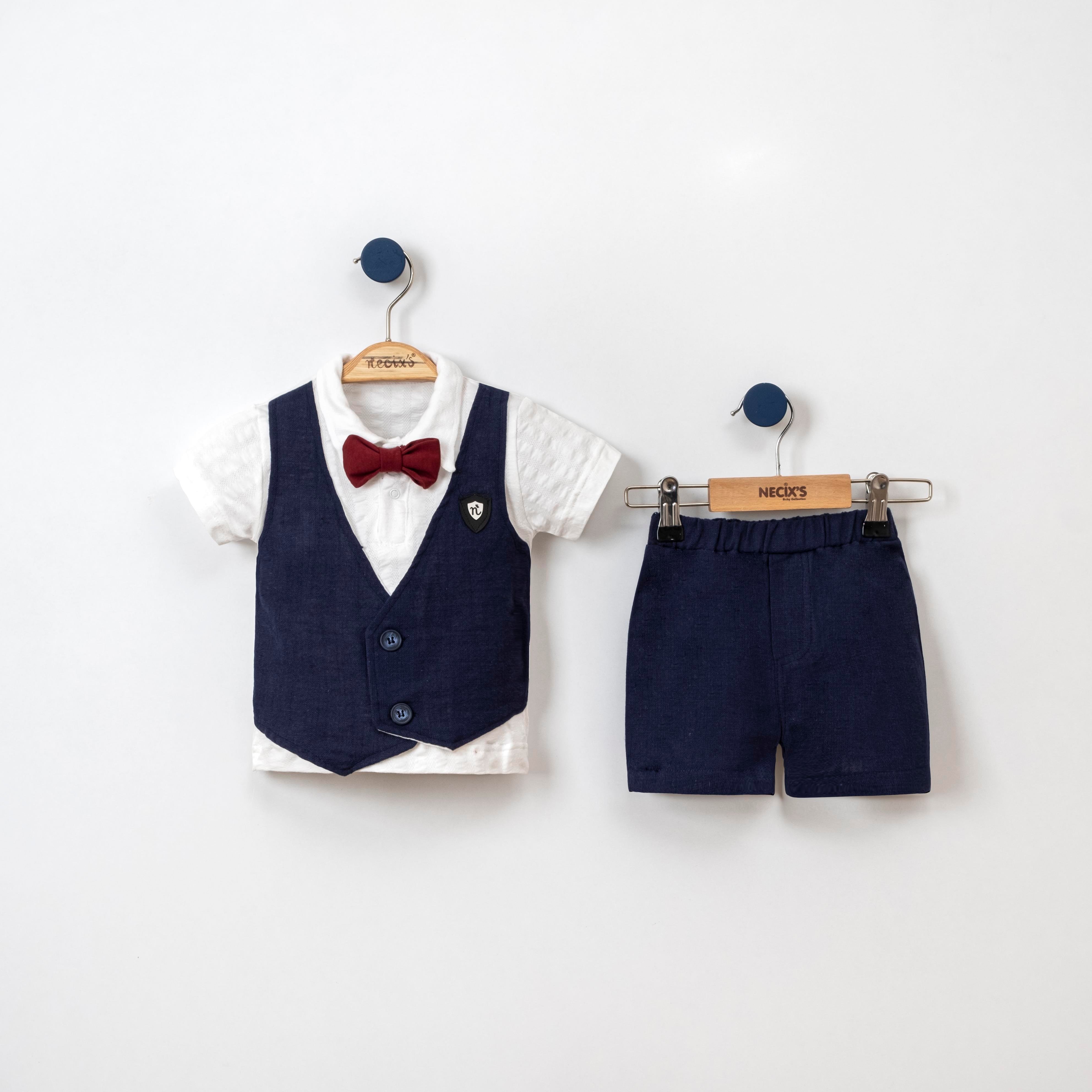 Necix's Keten Erkek Bebek İkili Takım