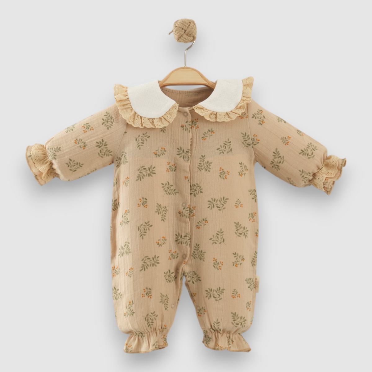 NECİXS KIZ BEBE 3/12 AY GOLD FLOW TULUM