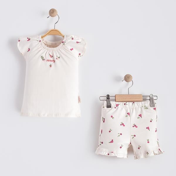 NECİXS KIZ BEBE 6/24 AY SWEETY 2 Lİ TAKIM