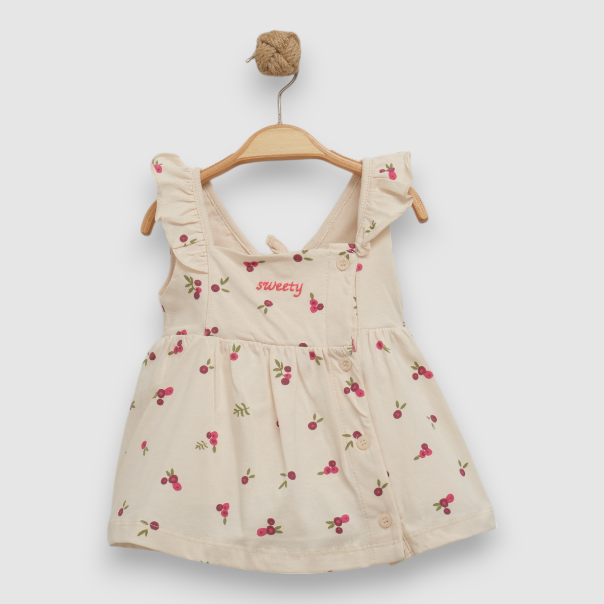 NECİXS KIZ BEBE 6/24 AY SWEETY ELBİSE