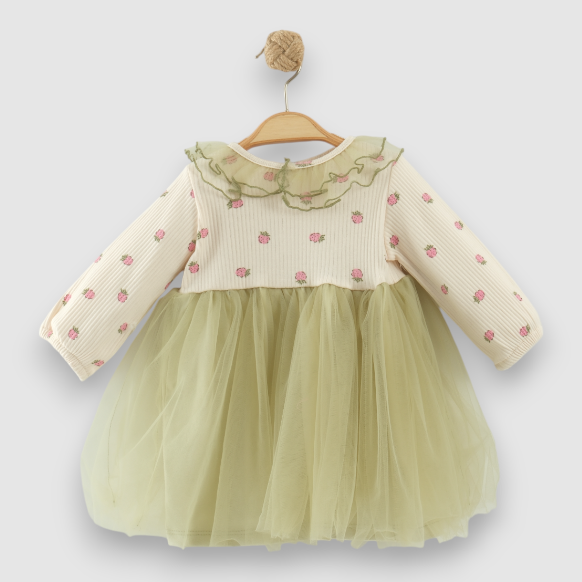 NECİXS KIZ BEBEK AHUDUDU TÜTÜ ELBİSE 6-24 AY