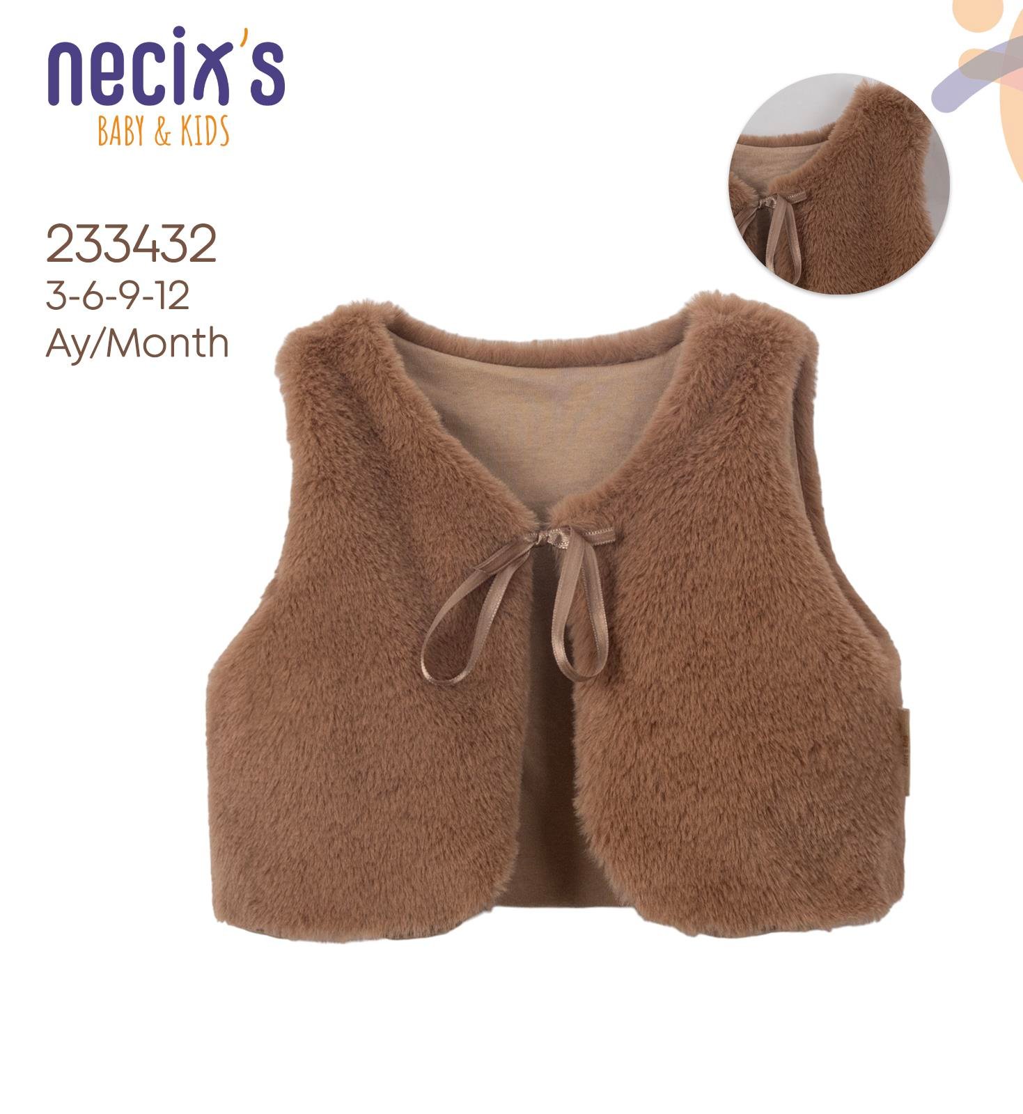 Necix's Kız Bebek Peluş Yelek