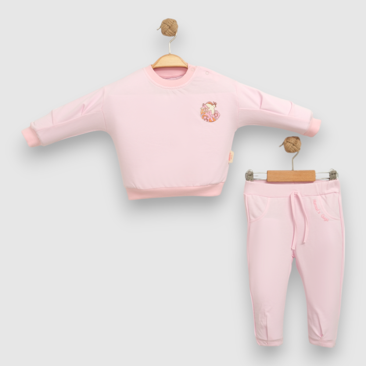 NECİXS KIZ BEBEK RENKLİ BASİC 2Lİ TAKIM