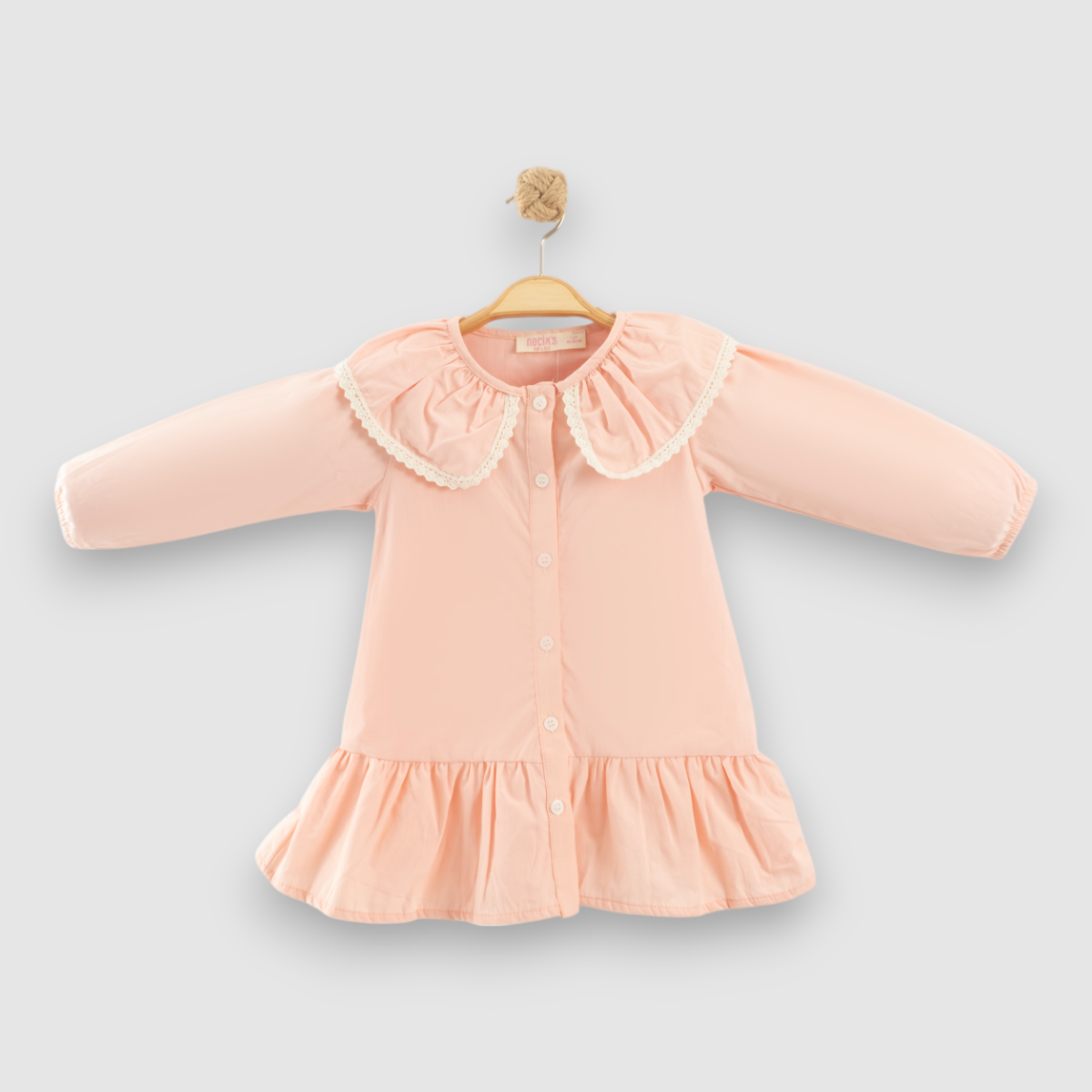 NECİXS KIZ ÇOCUK BASİC COLORS ELBİSE