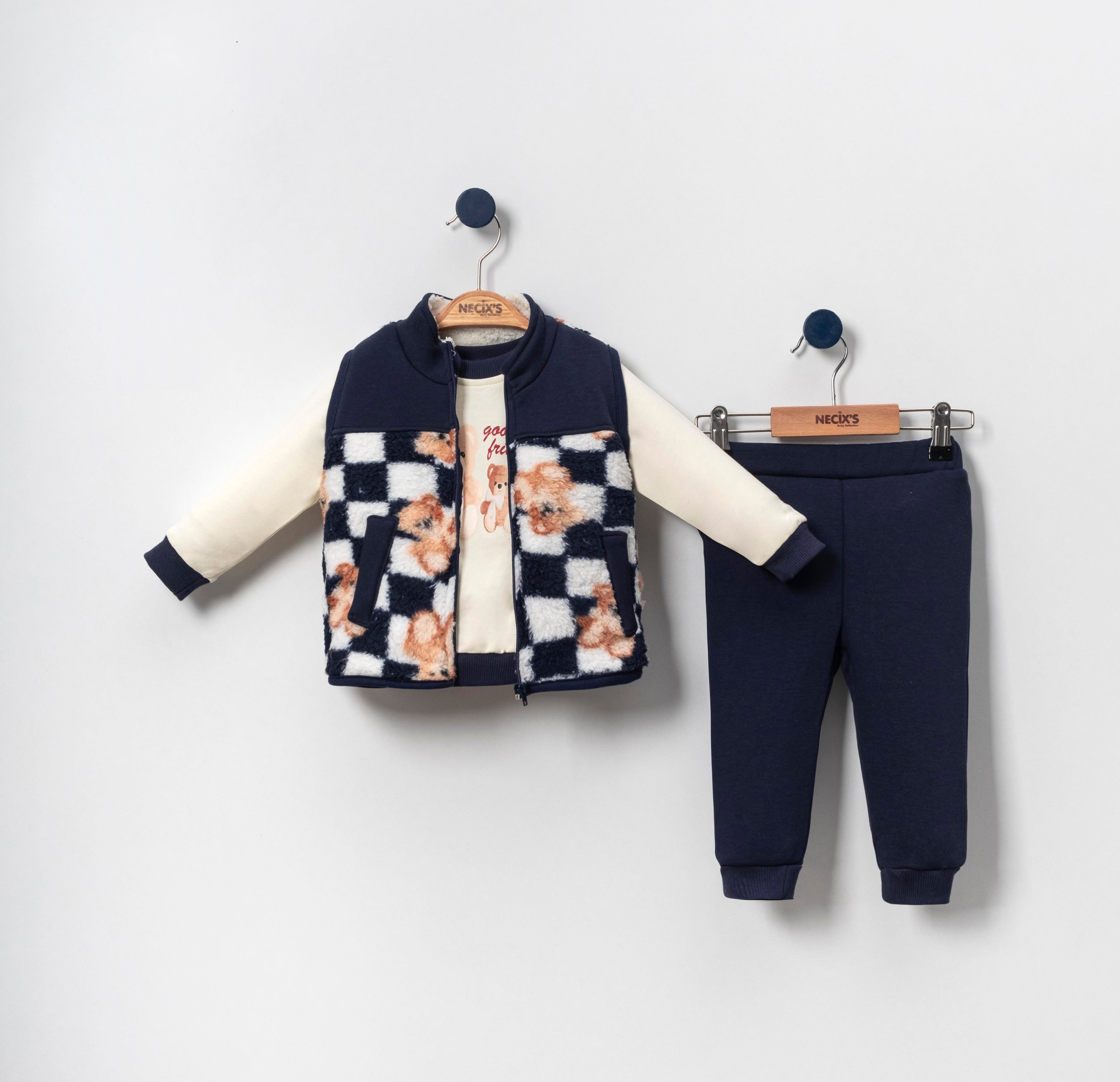 Necix's Liverpool Erkek Bebek Özgün Üçlü Takım