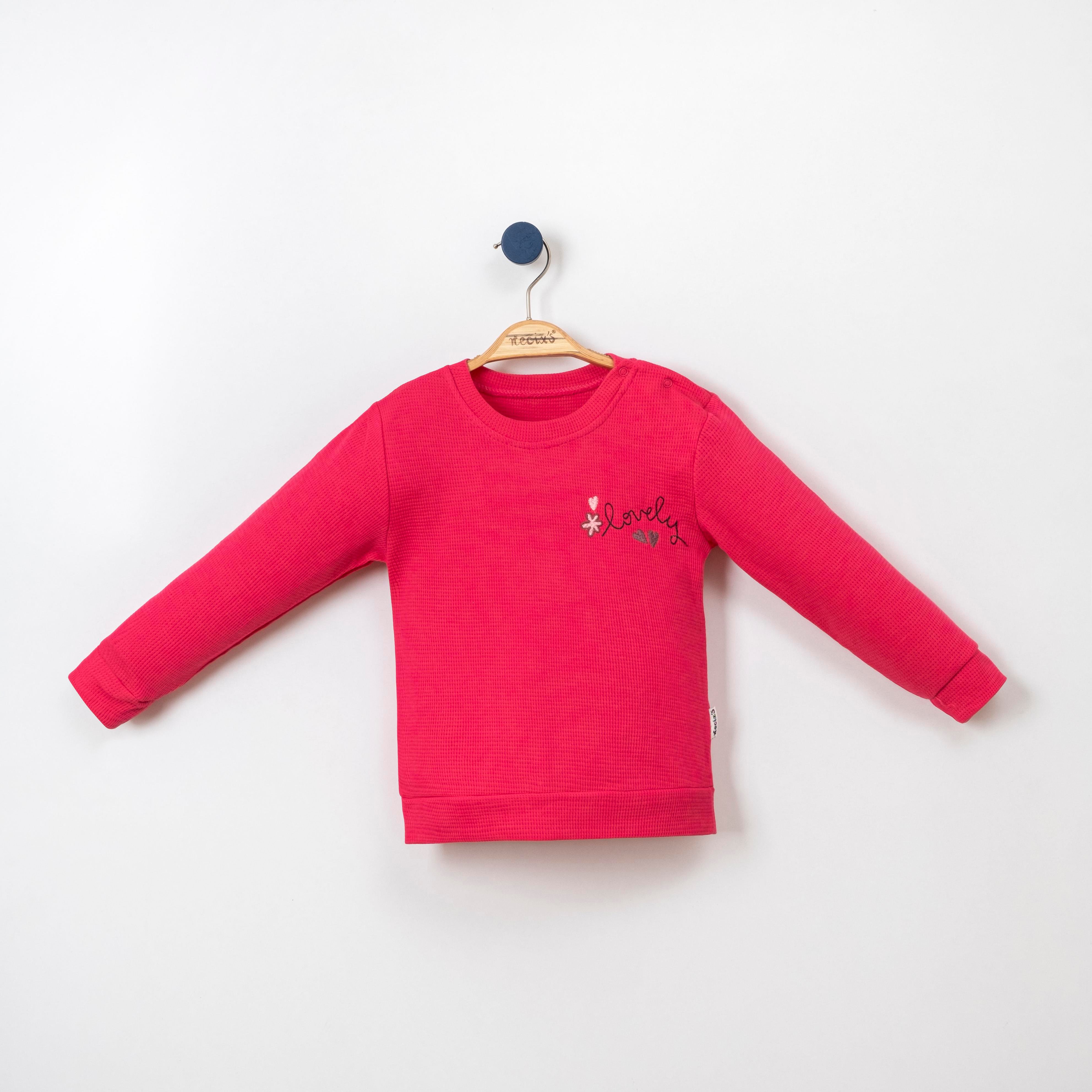 Necix's Lovely Nakışlı Sweat Çocuk Üst Giyim