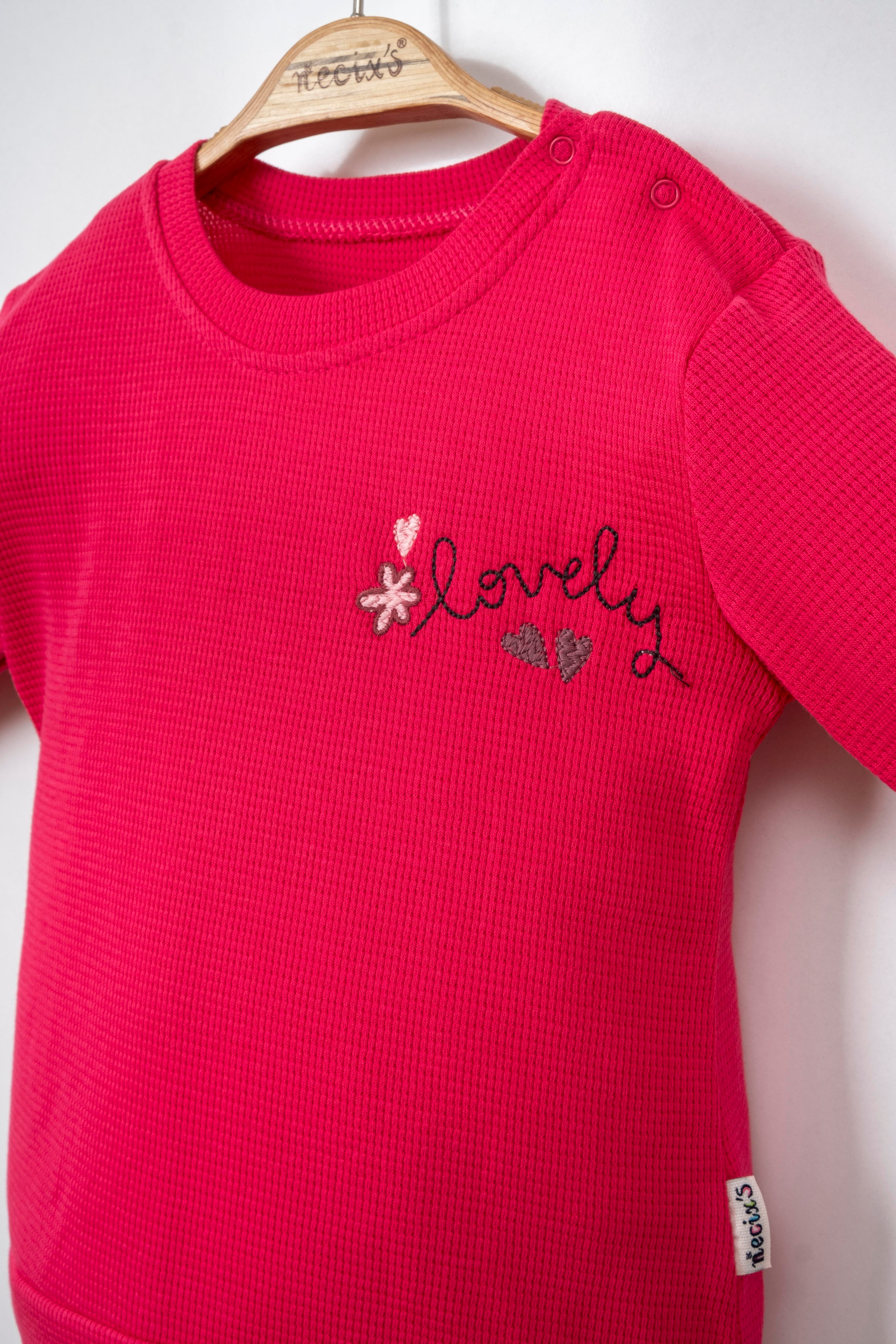 Necix's Lovely Nakışlı Sweat Çocuk Üst Giyim