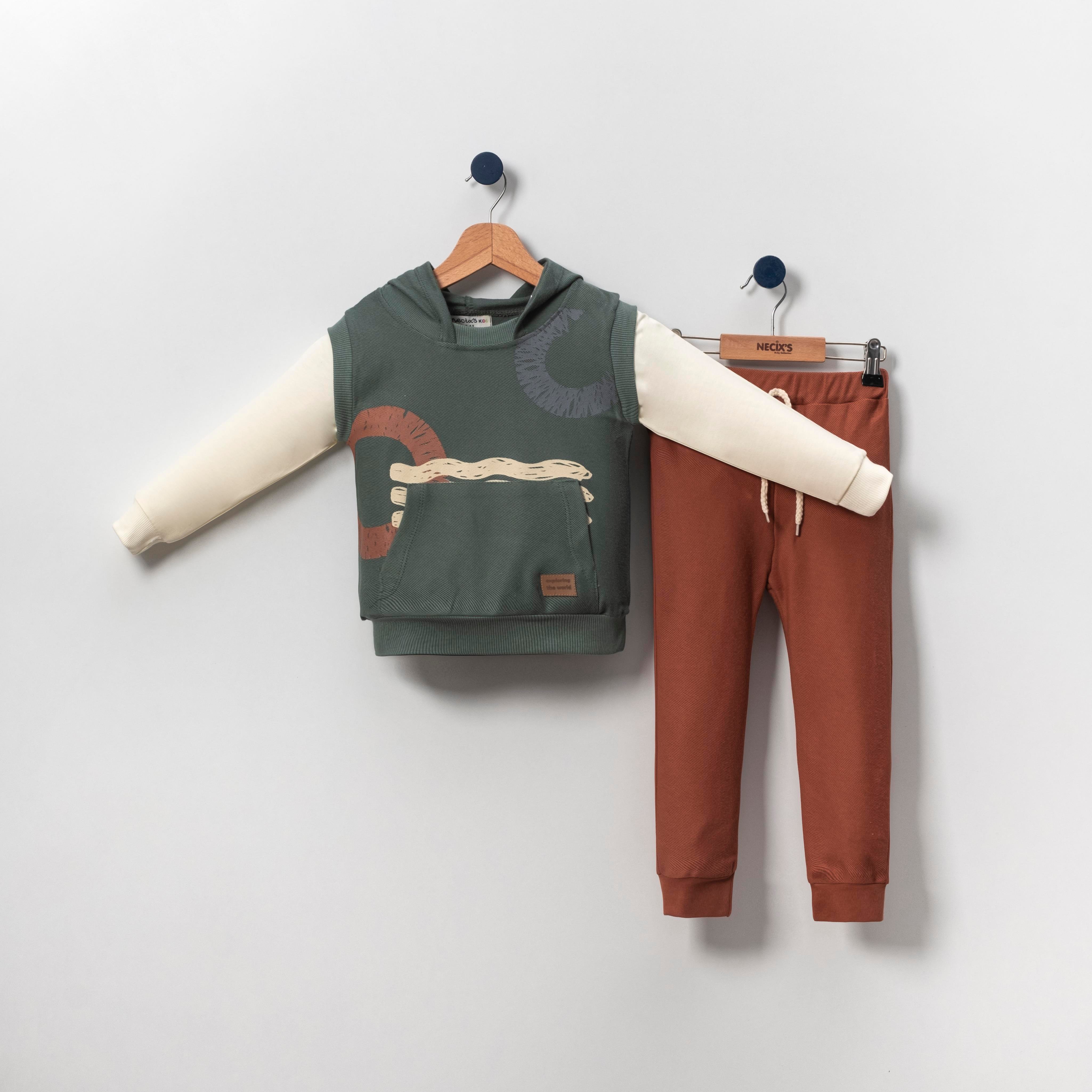 Necix's Lucca Erkek Çocuk Kapüşonlu İkili Takım