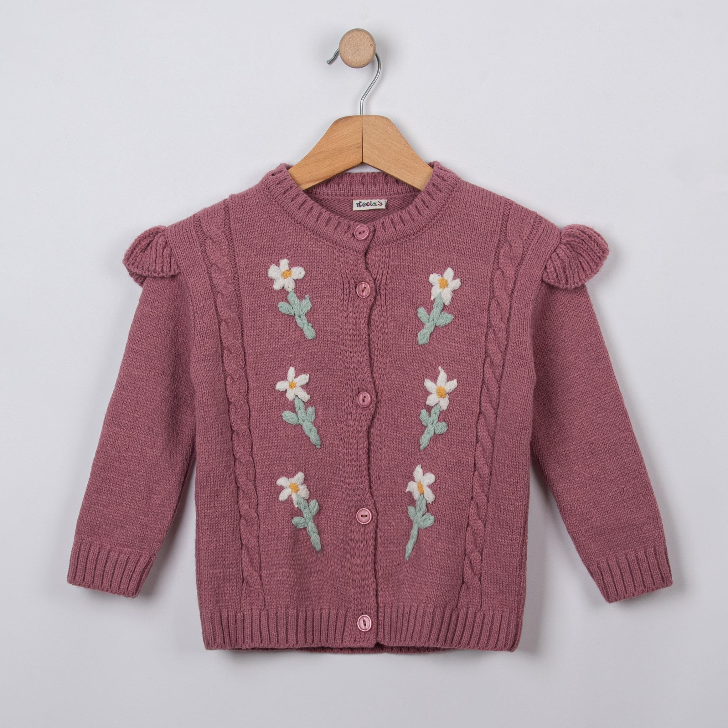 Necix's Lyon Kız Bebek Triko Hırka