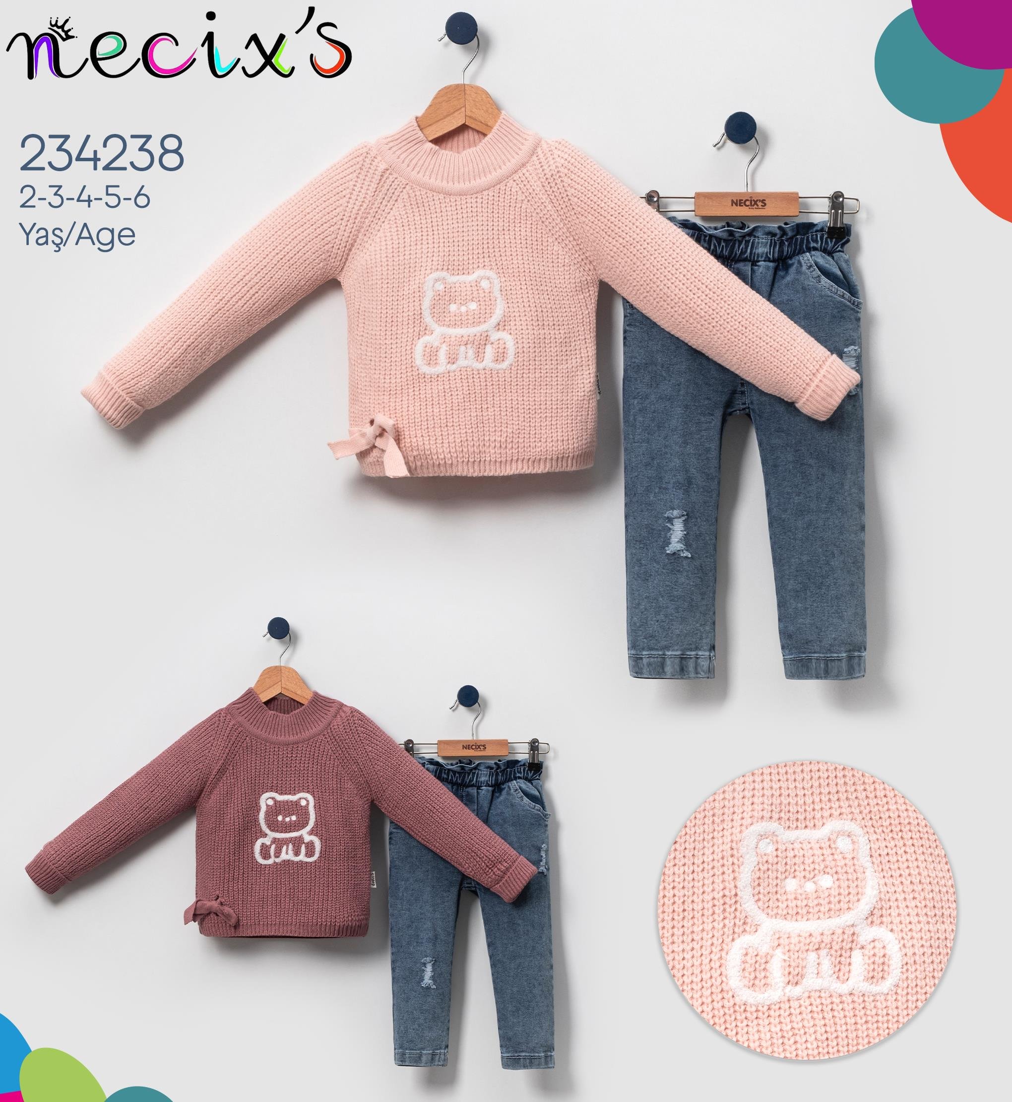 Necix's Lyon Kız Çocuk Triko İkili Takım