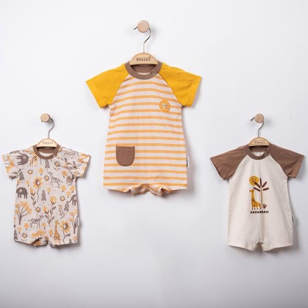 Necix's Marşhall Erkek Bebek Üçlü Tulum