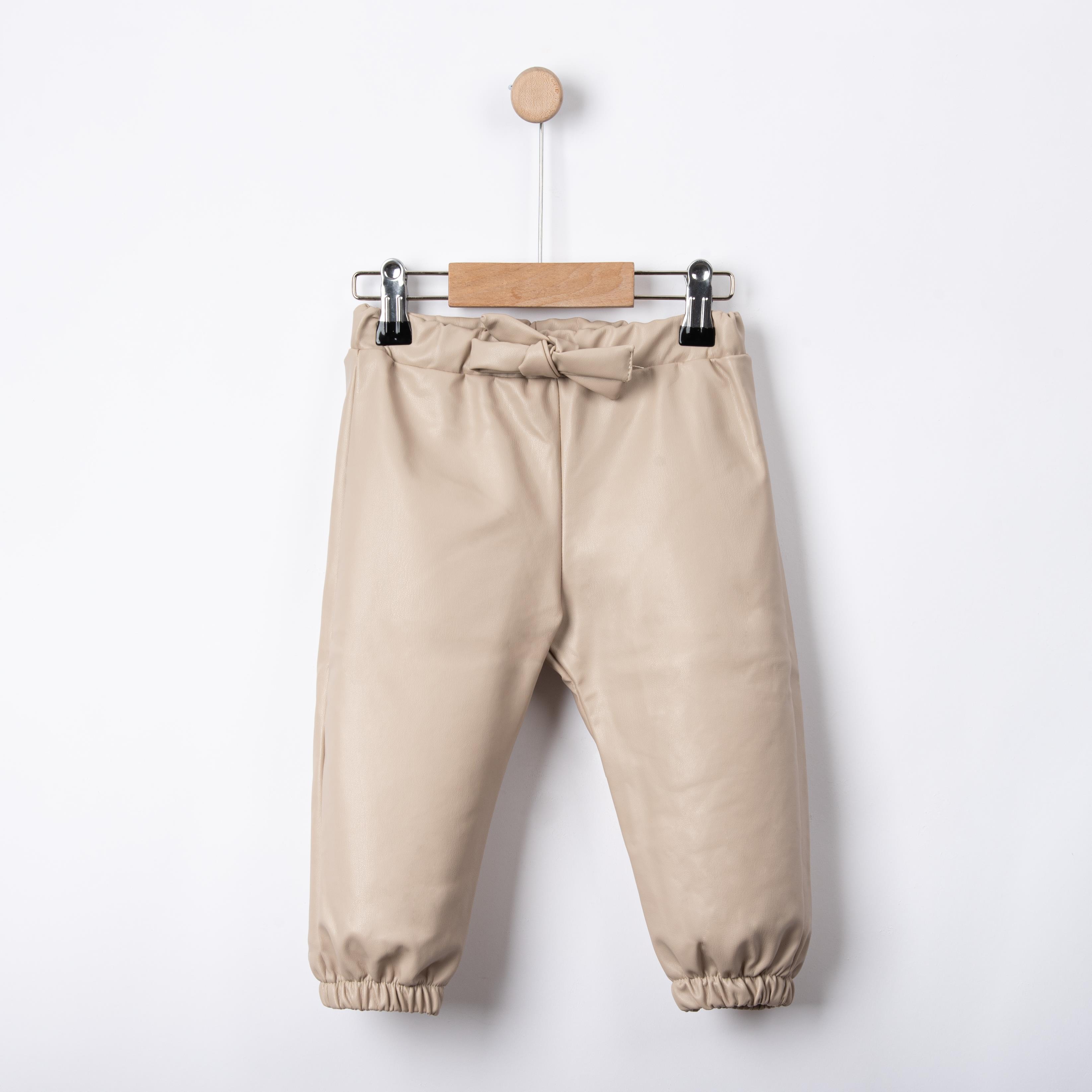 Necix's Milano Kız Bebek Deri Pantolon