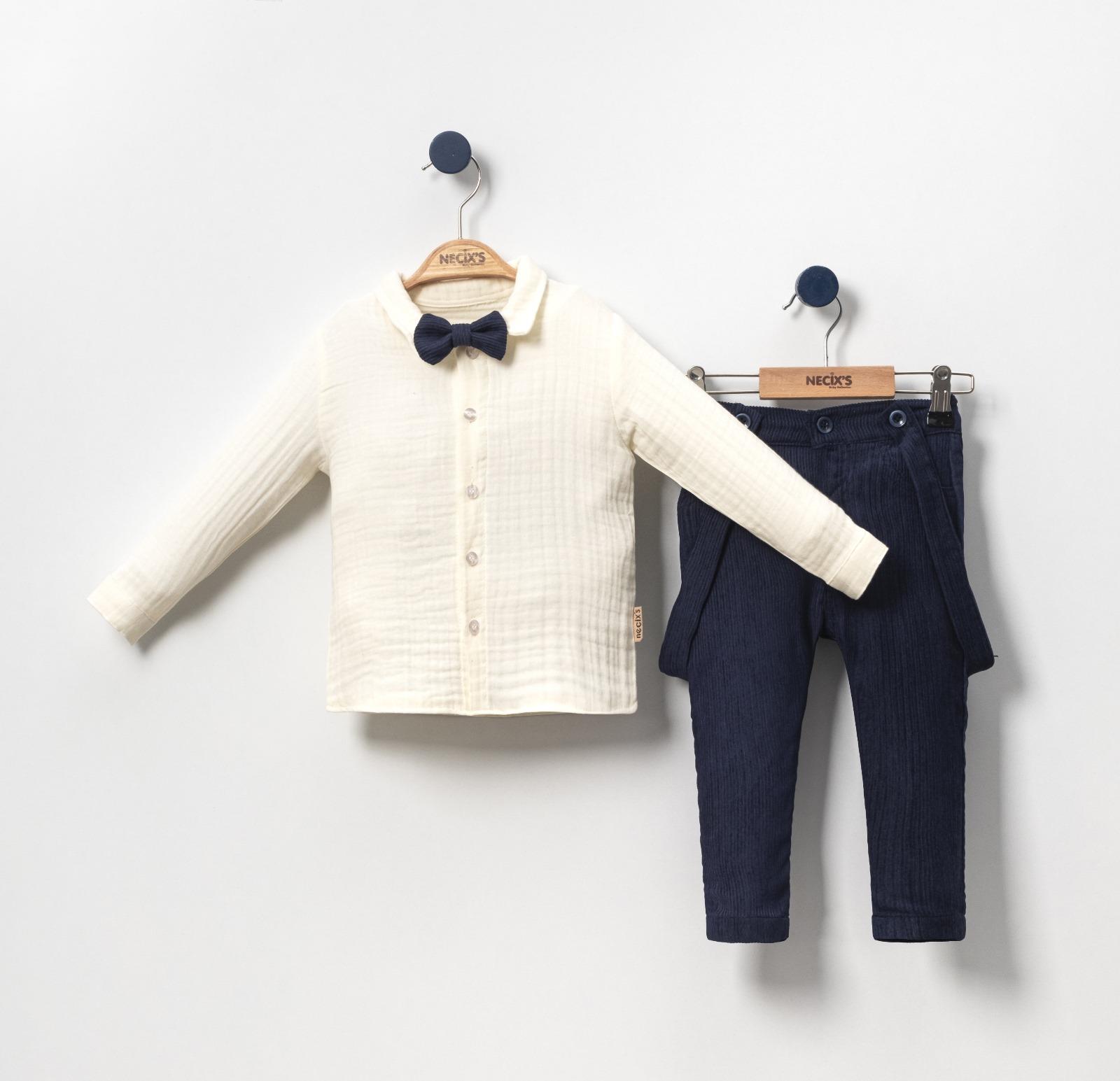 Necix's Milano Kız Çocuk Salopetli İkili Takım