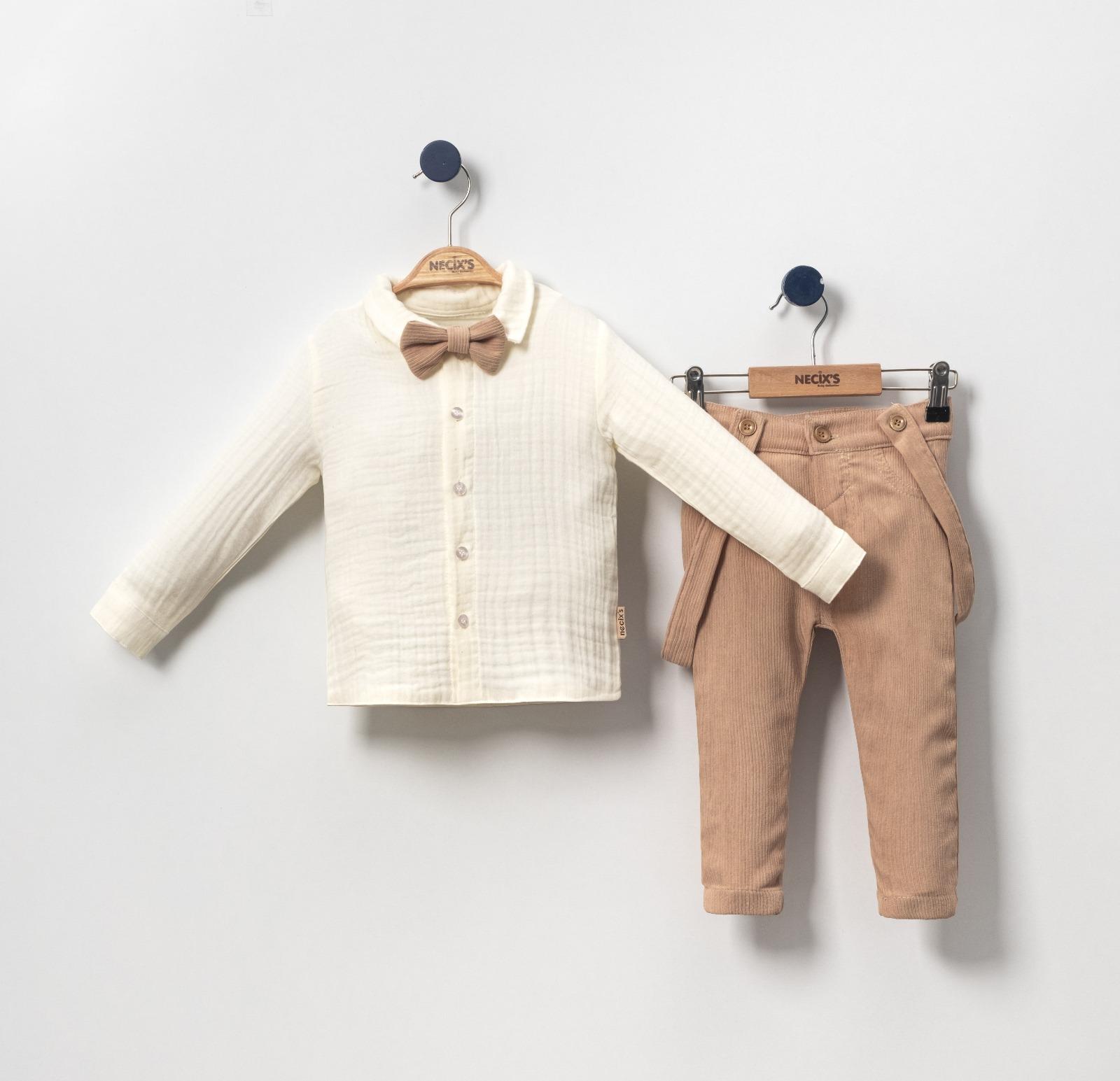 Necix's Milano Kız Çocuk Salopetli İkili Takım