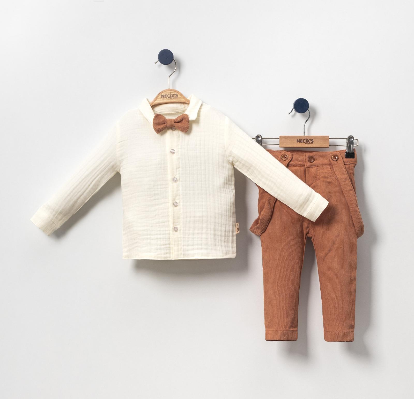 Necix's Milano Kız Çocuk Salopetli İkili Takım