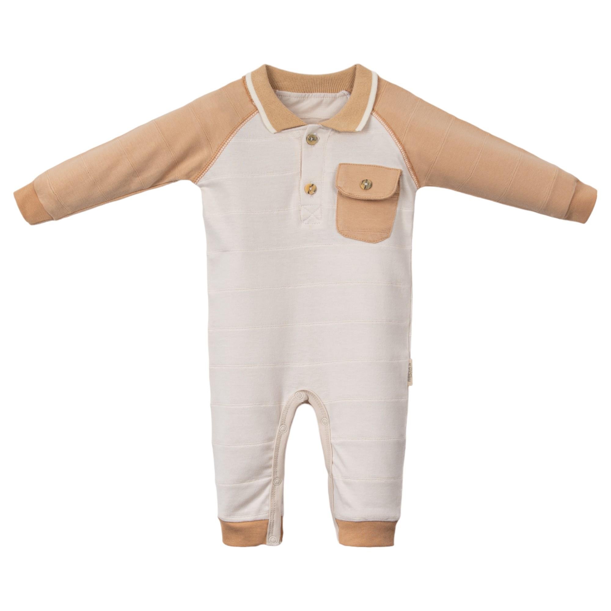 Necix's Miles Polo Yakalı Erkek Bebek Tulum