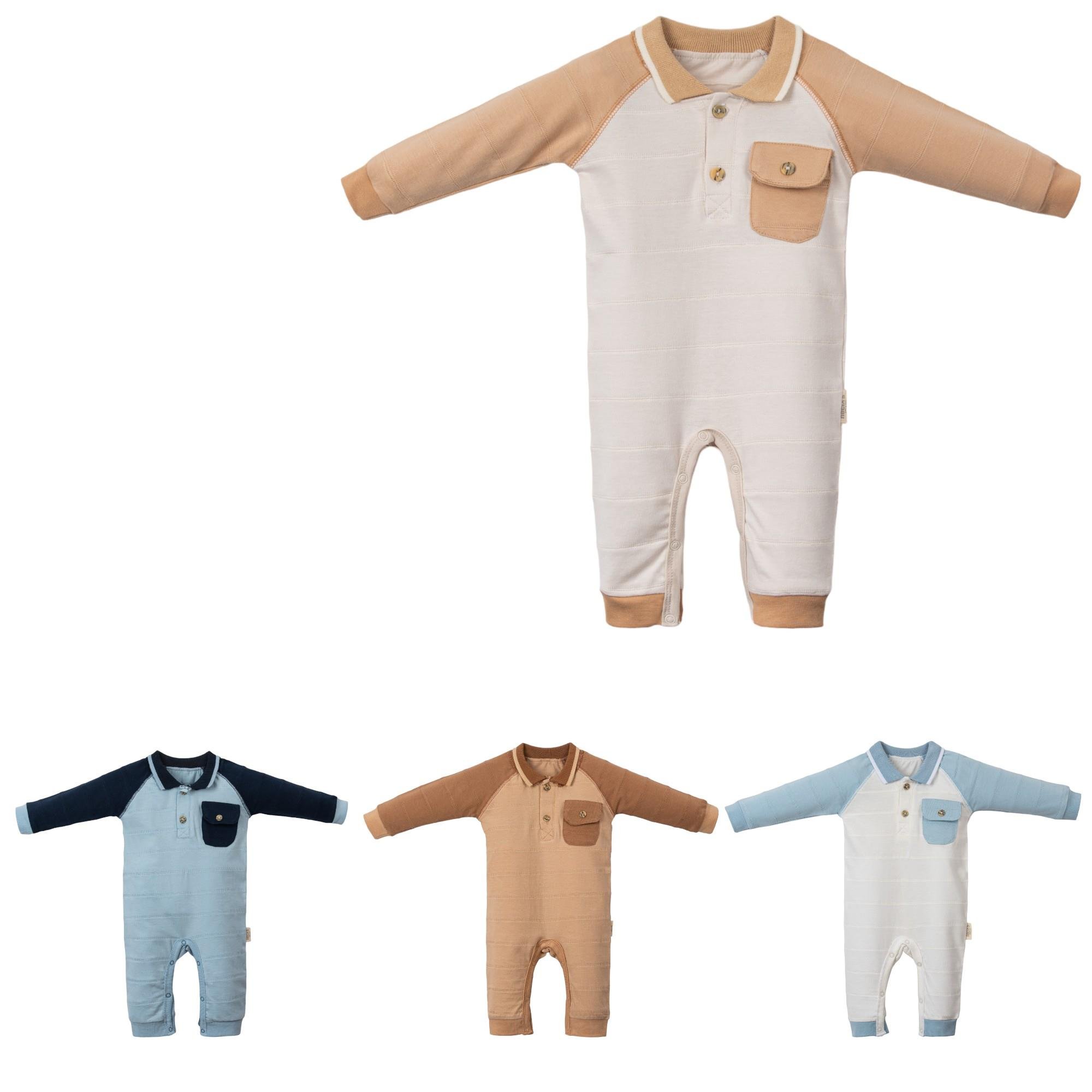 Necix's Miles Polo Yakalı Erkek Bebek Tulum