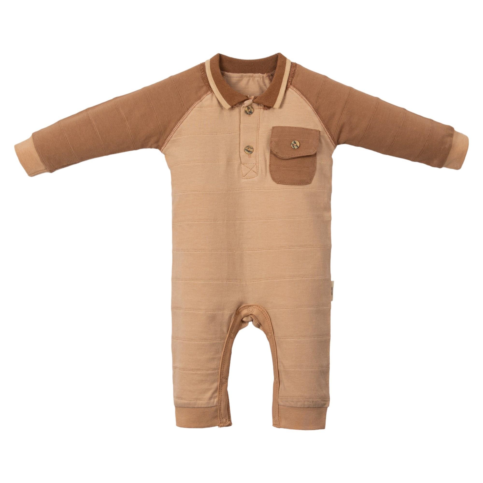 Necix's Miles Polo Yakalı Erkek Bebek Tulum