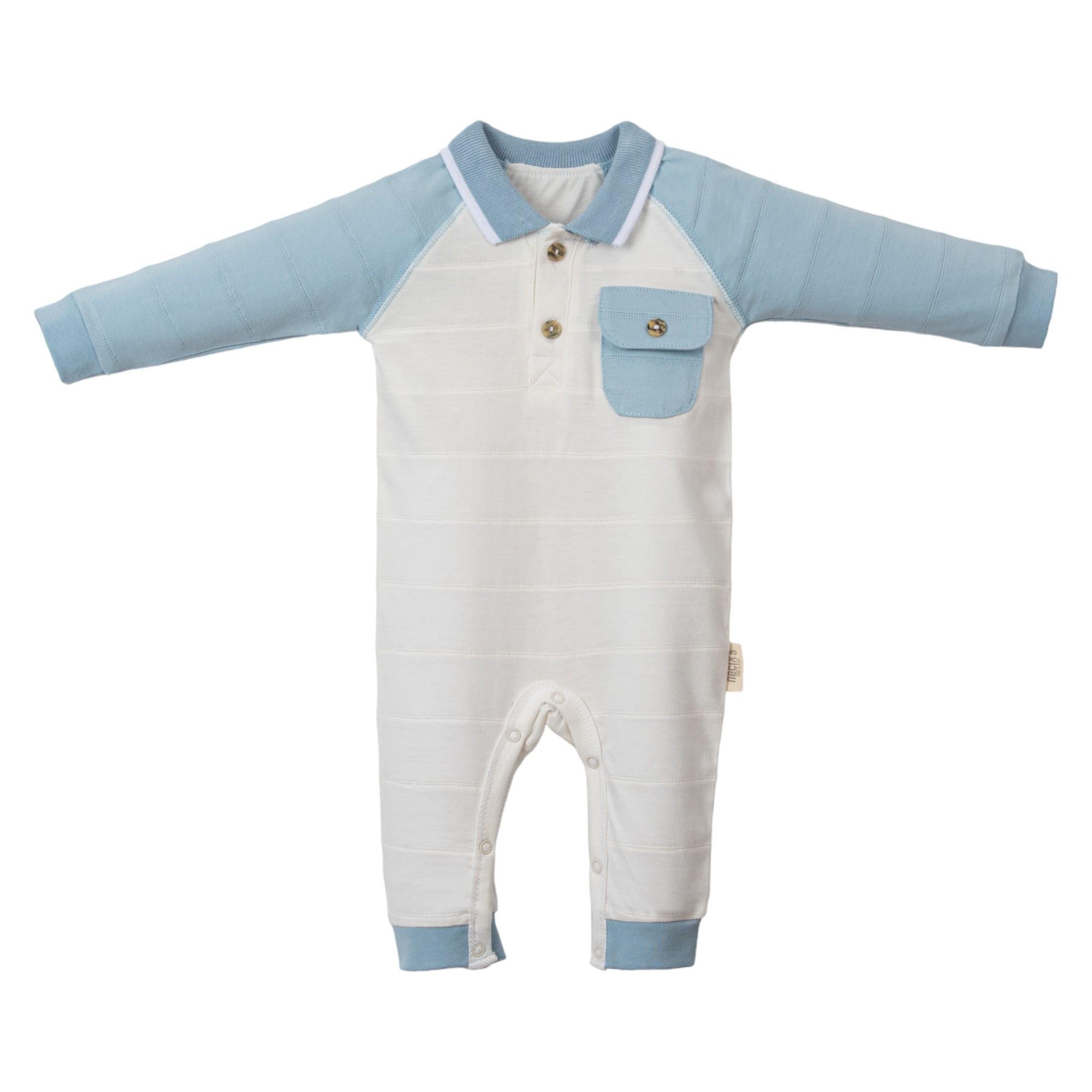 Necix's Miles Polo Yakalı Erkek Bebek Tulum