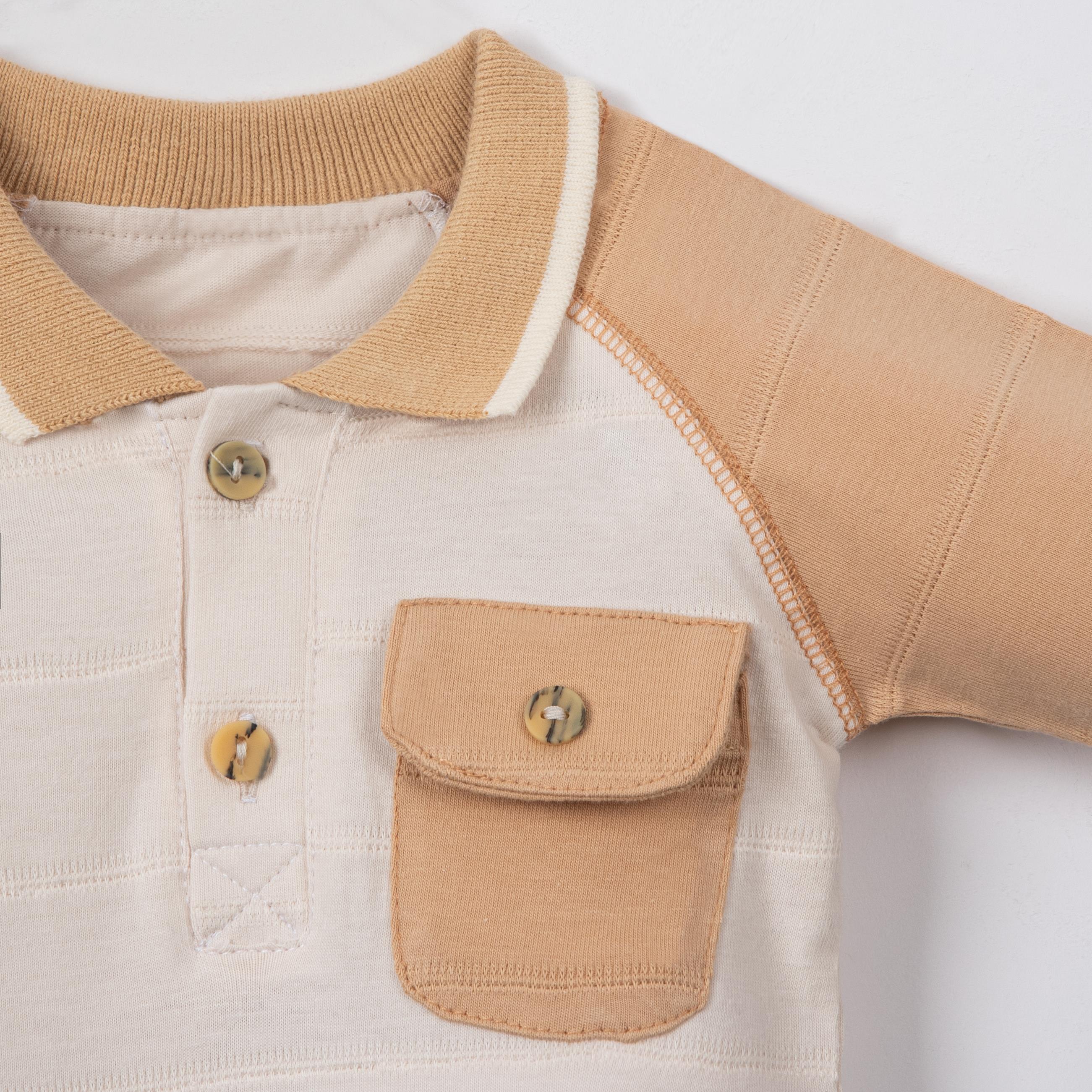 Necix's Miles Polo Yakalı Erkek Bebek Tulum