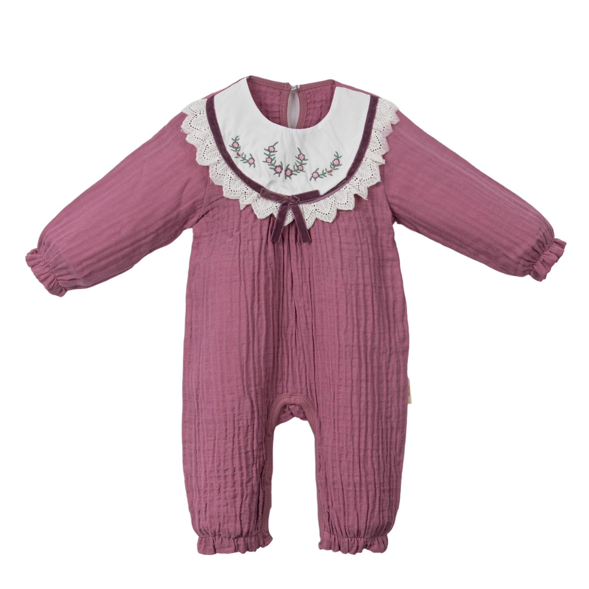 Necix's Müslin Kız Bebek Tulum