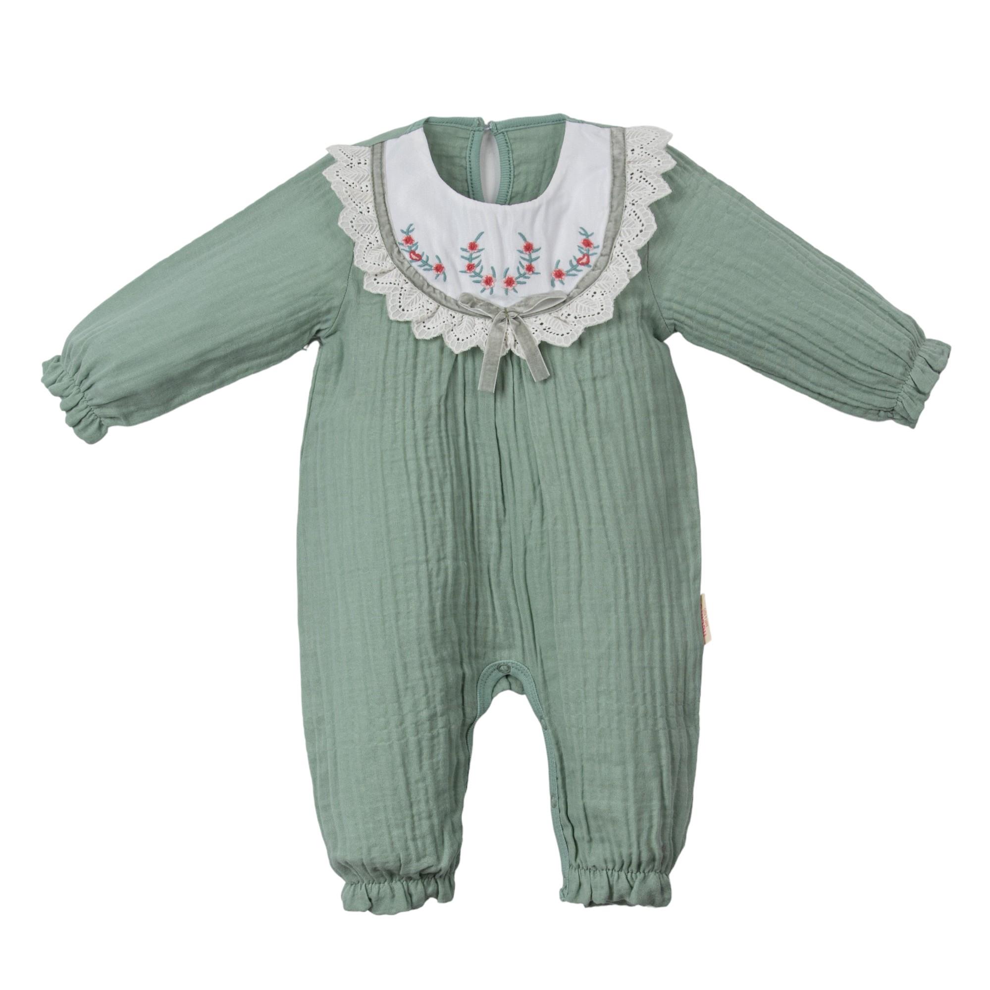 Necix's Müslin Kız Bebek Tulum