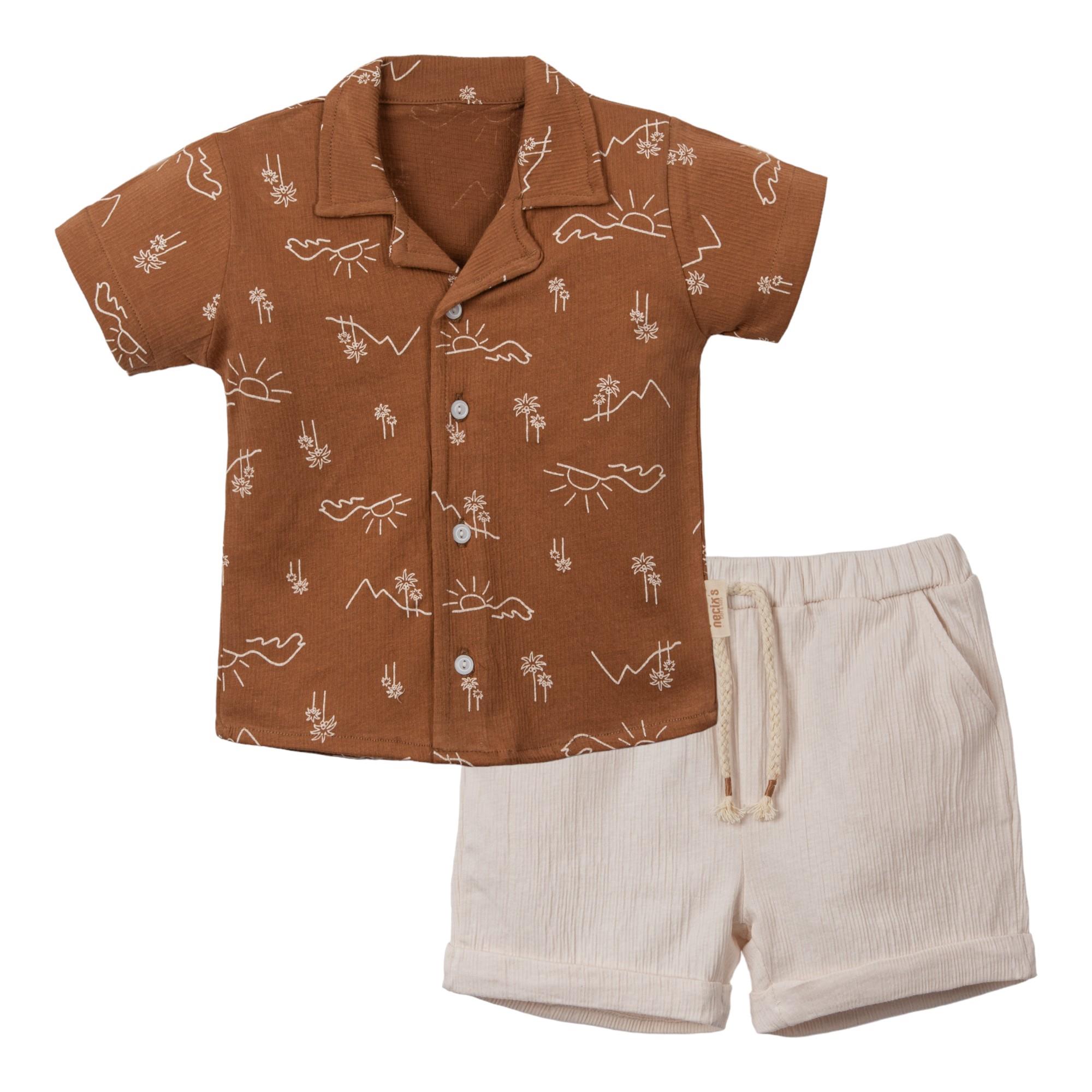 Necix's Nephi Erkek Çocuk Gömlekli İkili Takım
