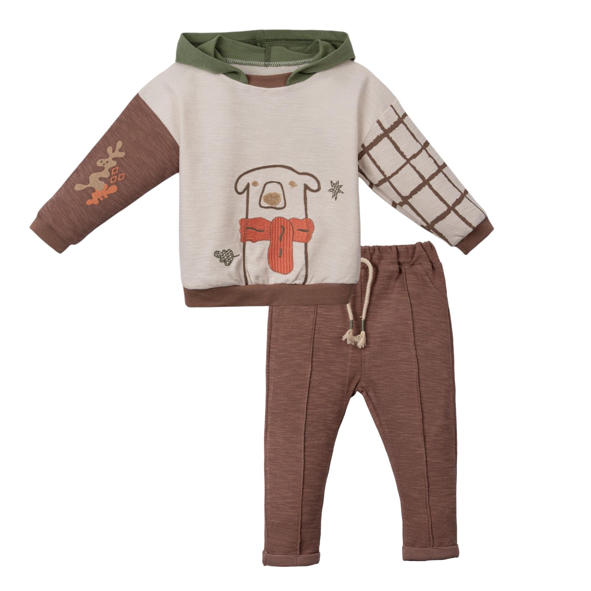 Necix's New Haven Kapşonlu Erkek Bebek İkili Takım