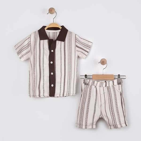 NECİXS ÖRGÜ PATLI GÖMLEKLİ 2 Lİ TAKIM