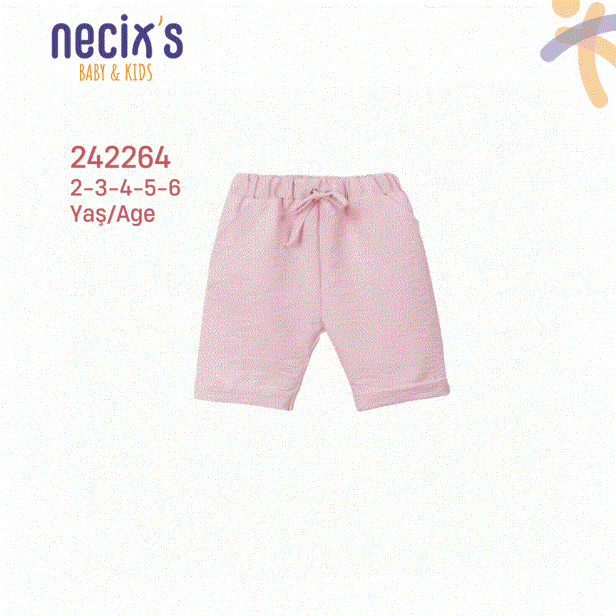 Necix's Panama Çıtçıtlı Kız Çocuk Pantolon