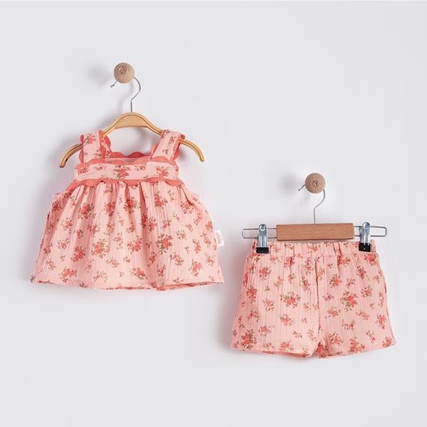 NECİXS PAPATYA DESEN 6/24 2 Lİ KIZ TAKIM