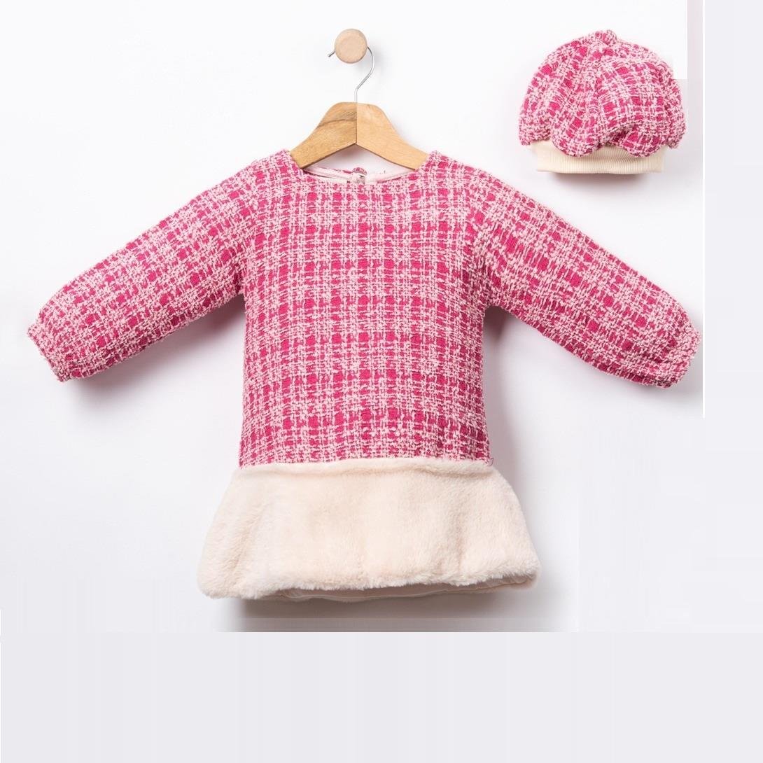 Necix's Paris Kız Çocuk Şapkalı Özgün Elbise