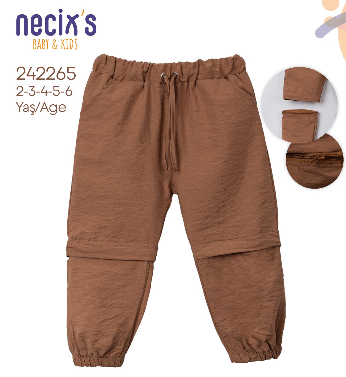 Necix's Patna Erkek Çocuk Fermuarlı Pantolon