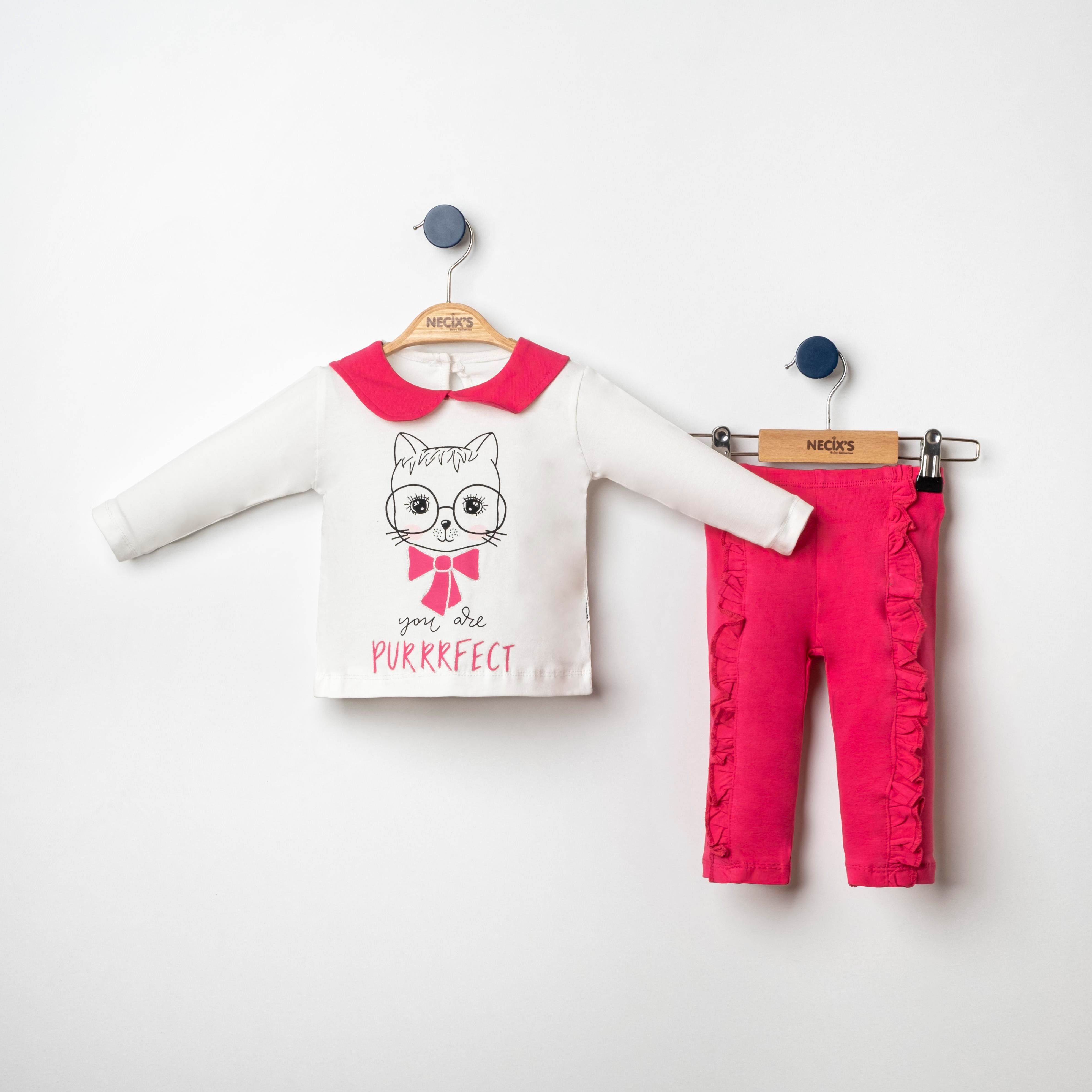 Necix's Perfect Cat Kız Bebek İkili Takım