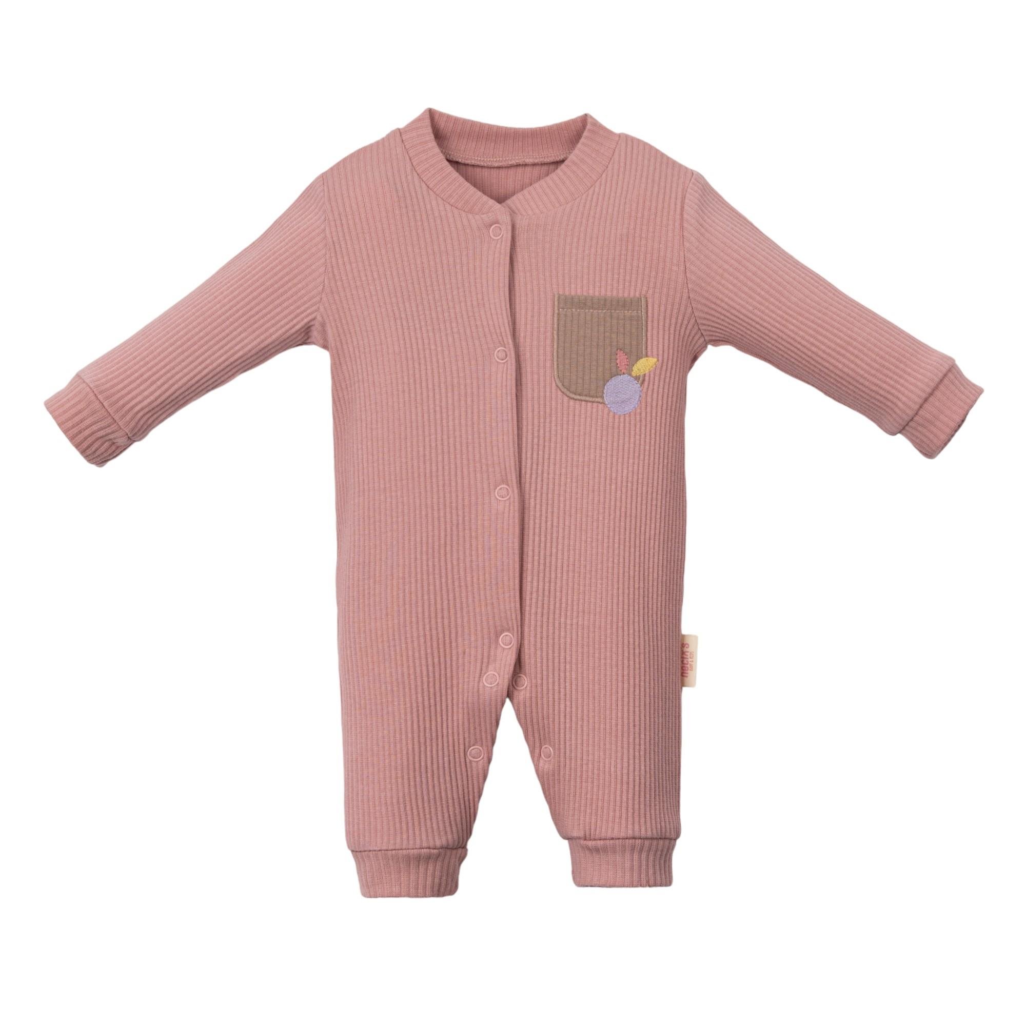 Necix's Renk Benek Kız Bebek Manşetli Tulum