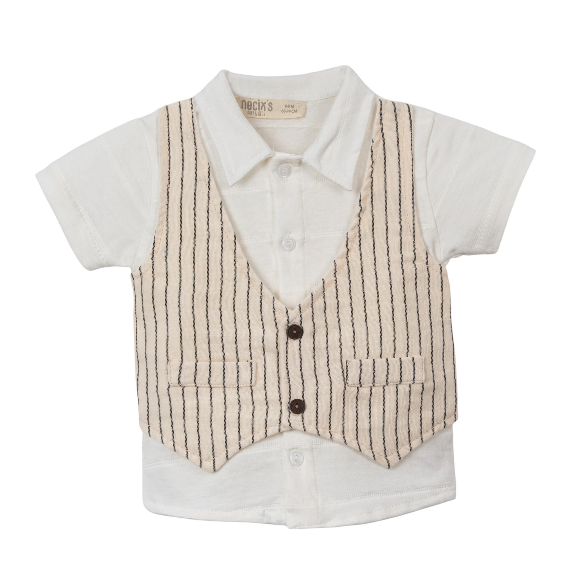 Necix's Reus Yelekli Erkek Bebek İkili Takım