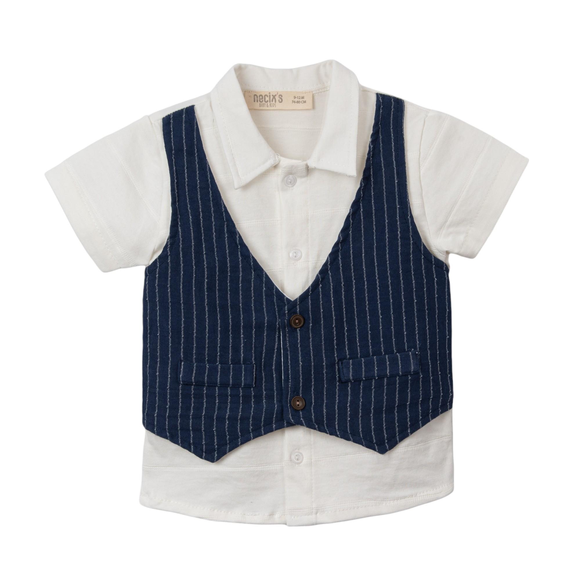 Necix's Reus Yelekli Erkek Bebek İkili Takım