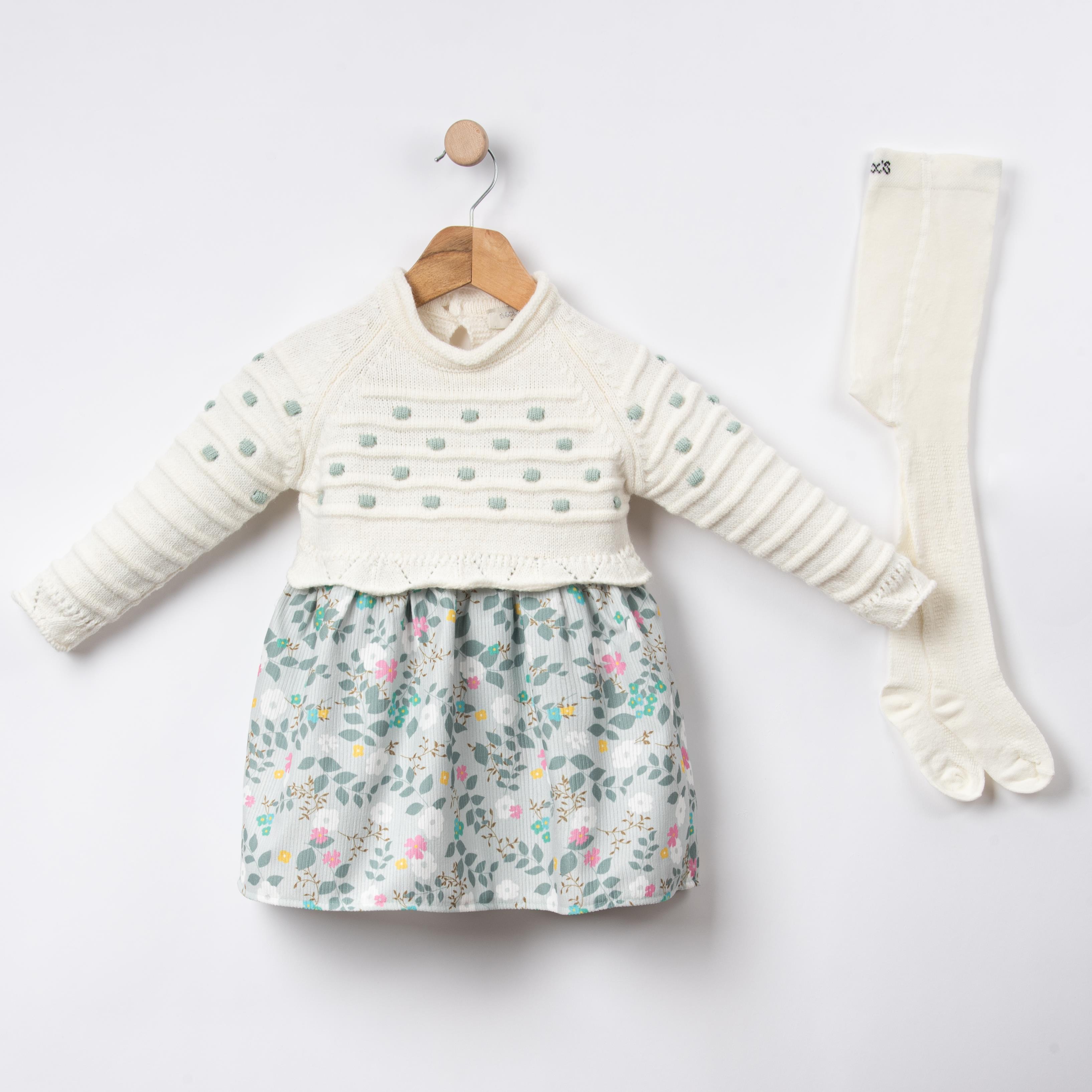 Necix's Rome Kız Bebek Triko Elbise