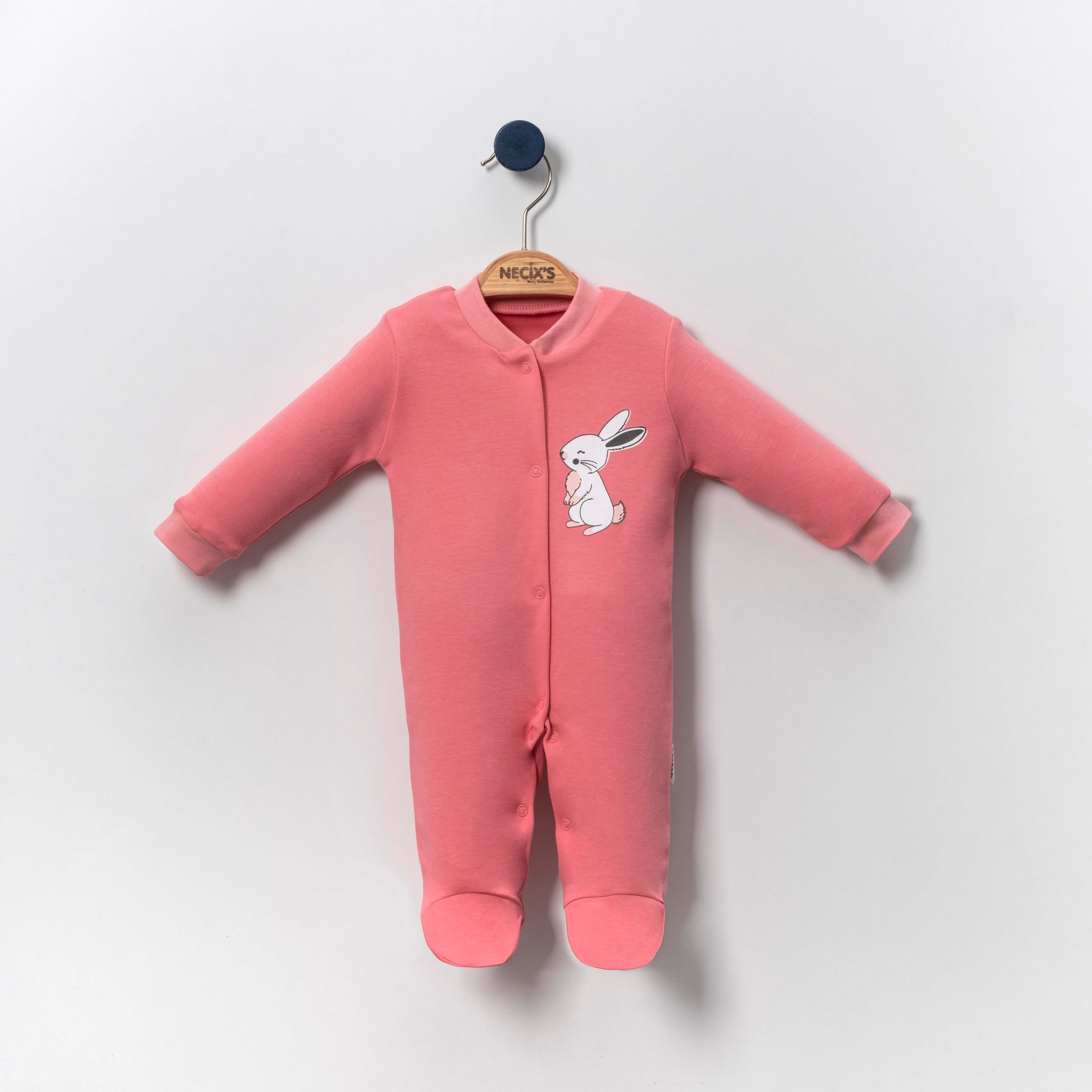 Necix's Rome Kız Bebek Tulum 0-3 Ay, 3-6 Ay 3 Adet