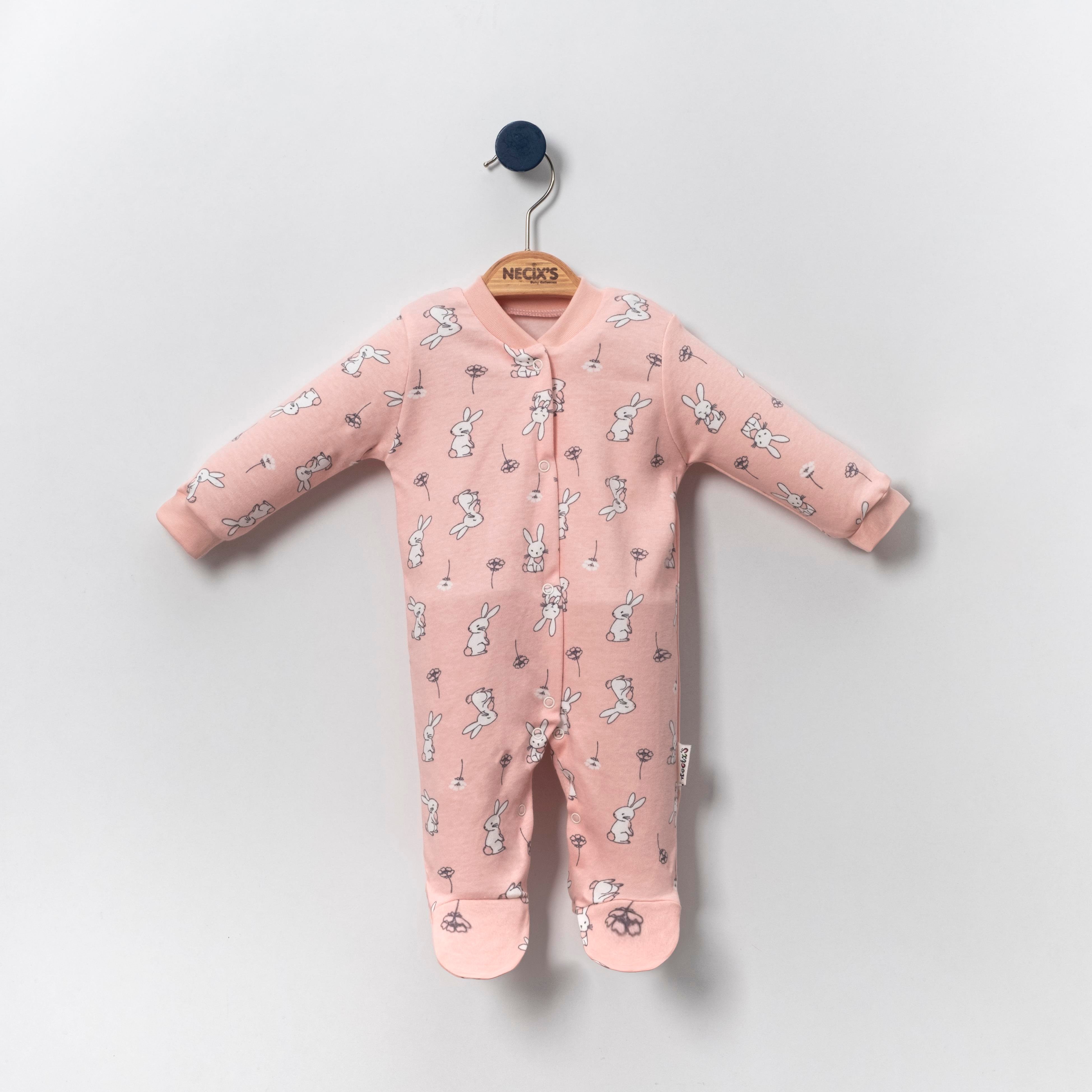 Necix's Rome Kız Bebek Tulum 0-3 Ay, 3-6 Ay 3 Adet