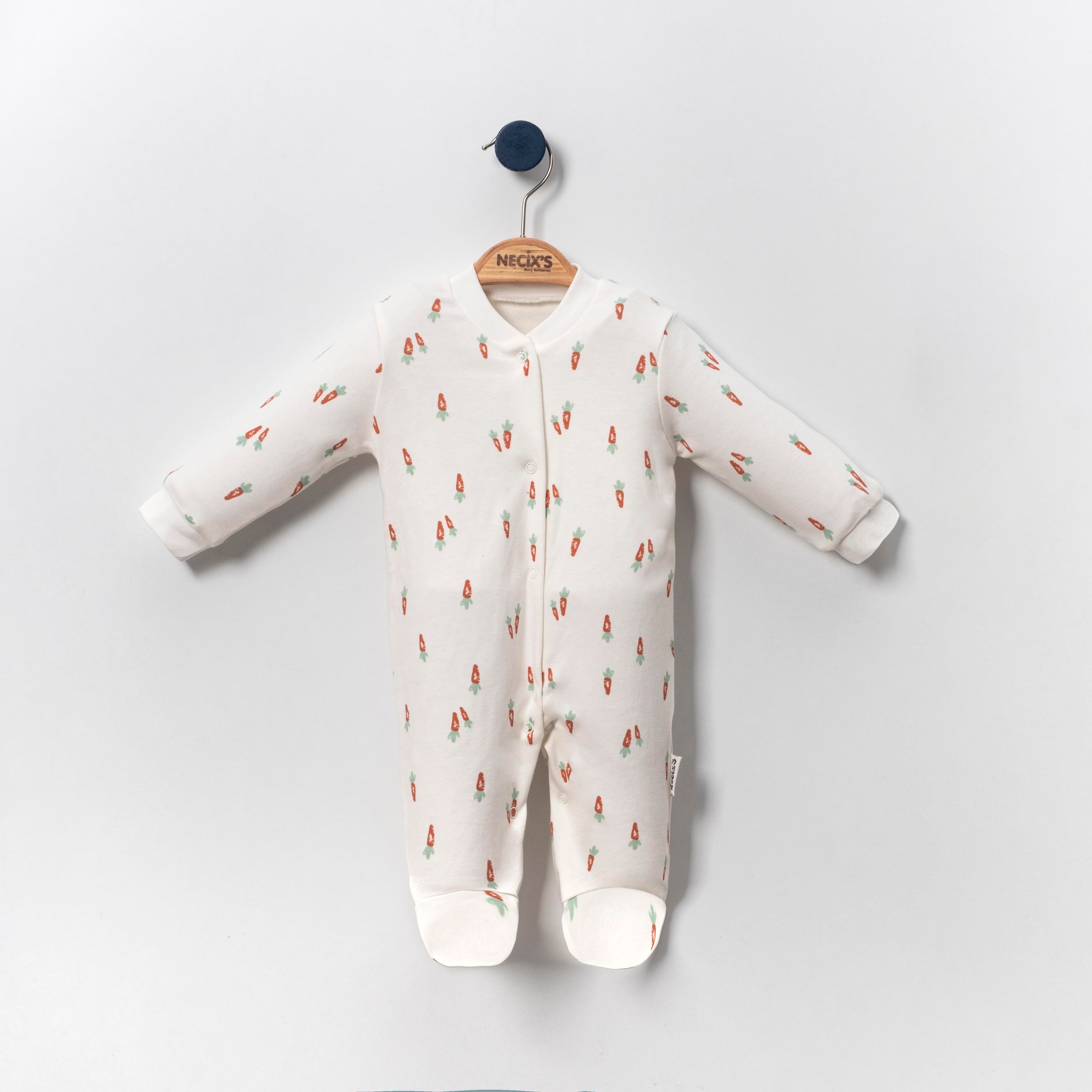 Necix's Rome Kız Bebek Tulum 0-3 Ay, 3-6 Ay 3 Adet