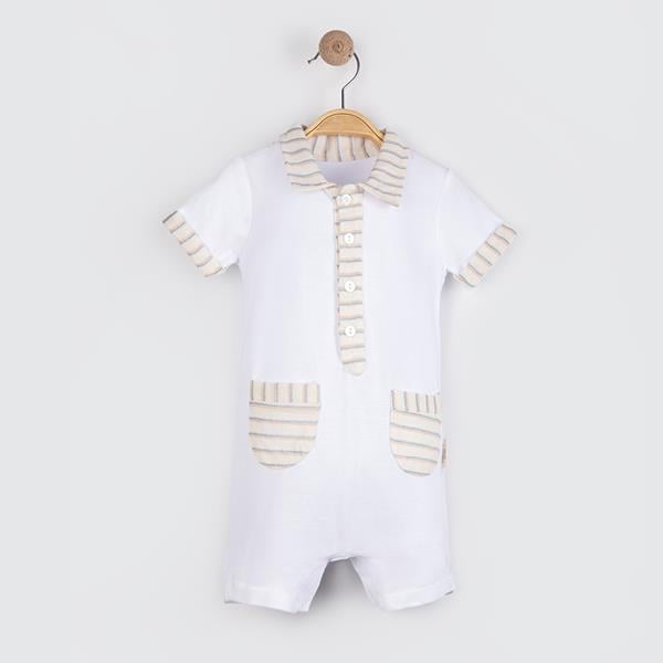 NECİXS SAKIZ ADASI POLO YAKA BEBE TULUM