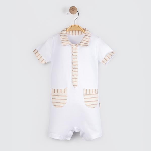 NECİXS SAKIZ ADASI POLO YAKA BEBE TULUM