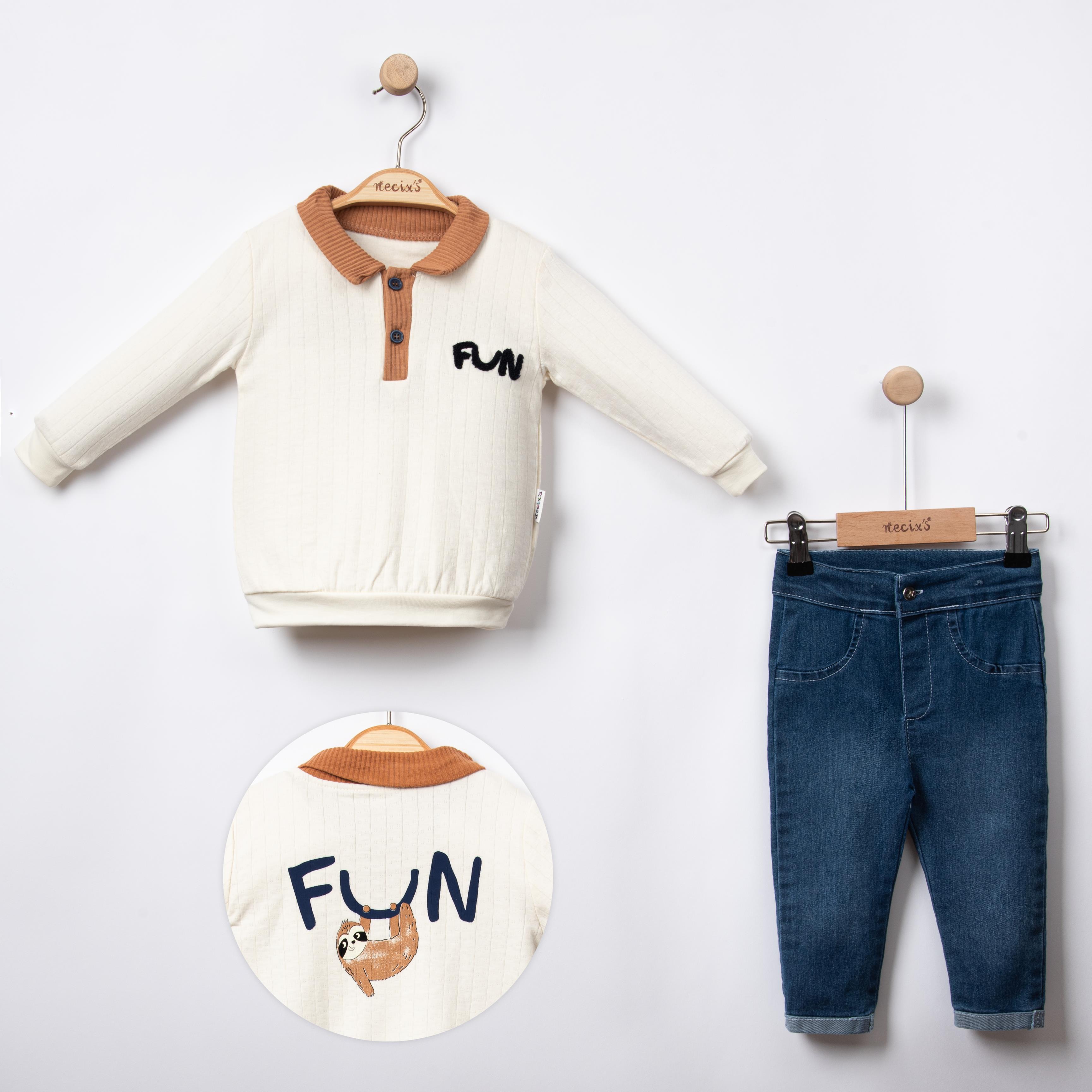 Necix's Santiago Erkek Bebek Polo Yakalı İkili Takım