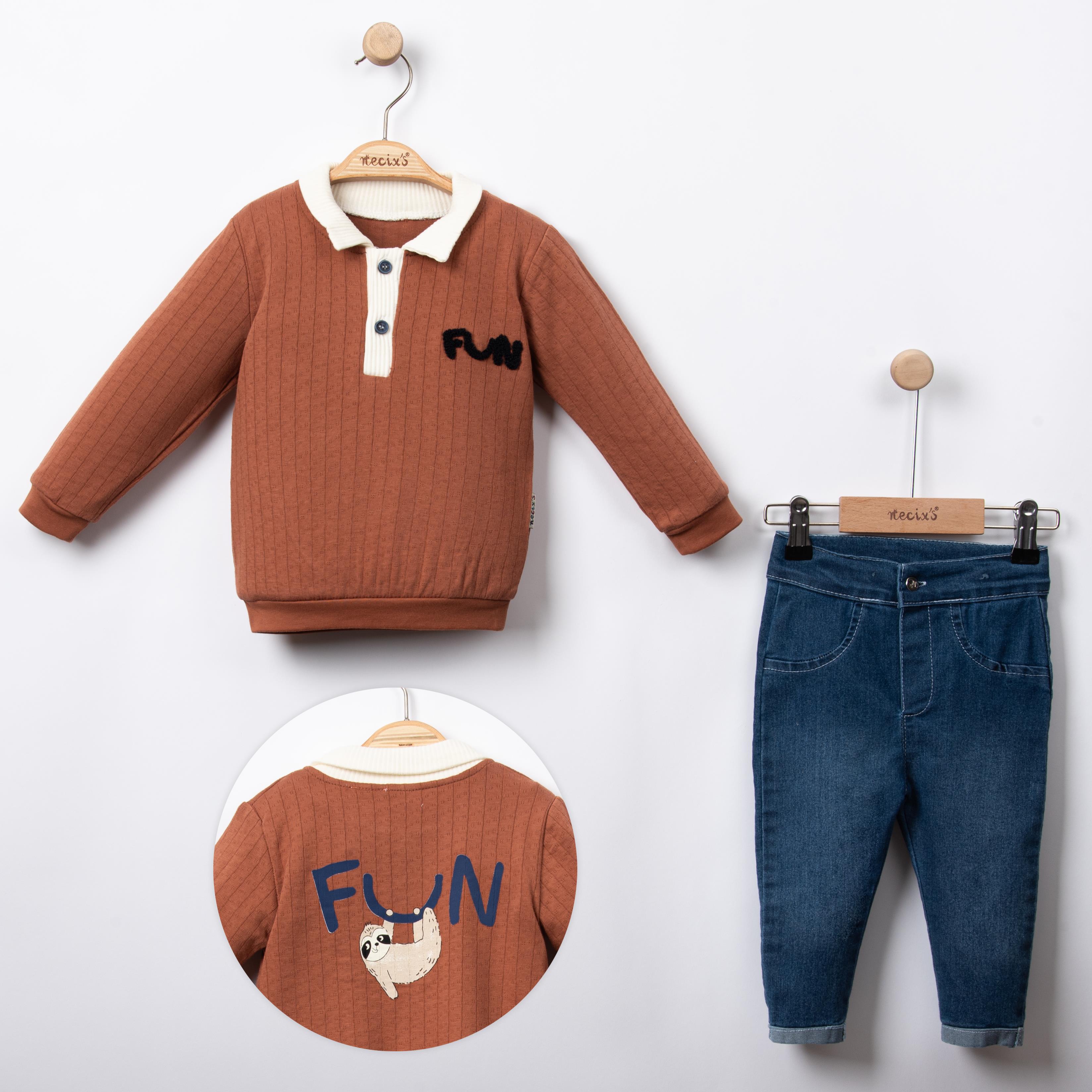 Necix's Santiago Erkek Bebek Polo Yakalı İkili Takım