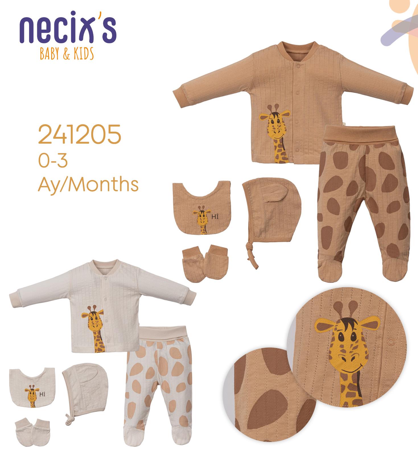 Necix's Senegal Erkek Bebek Beşli Set