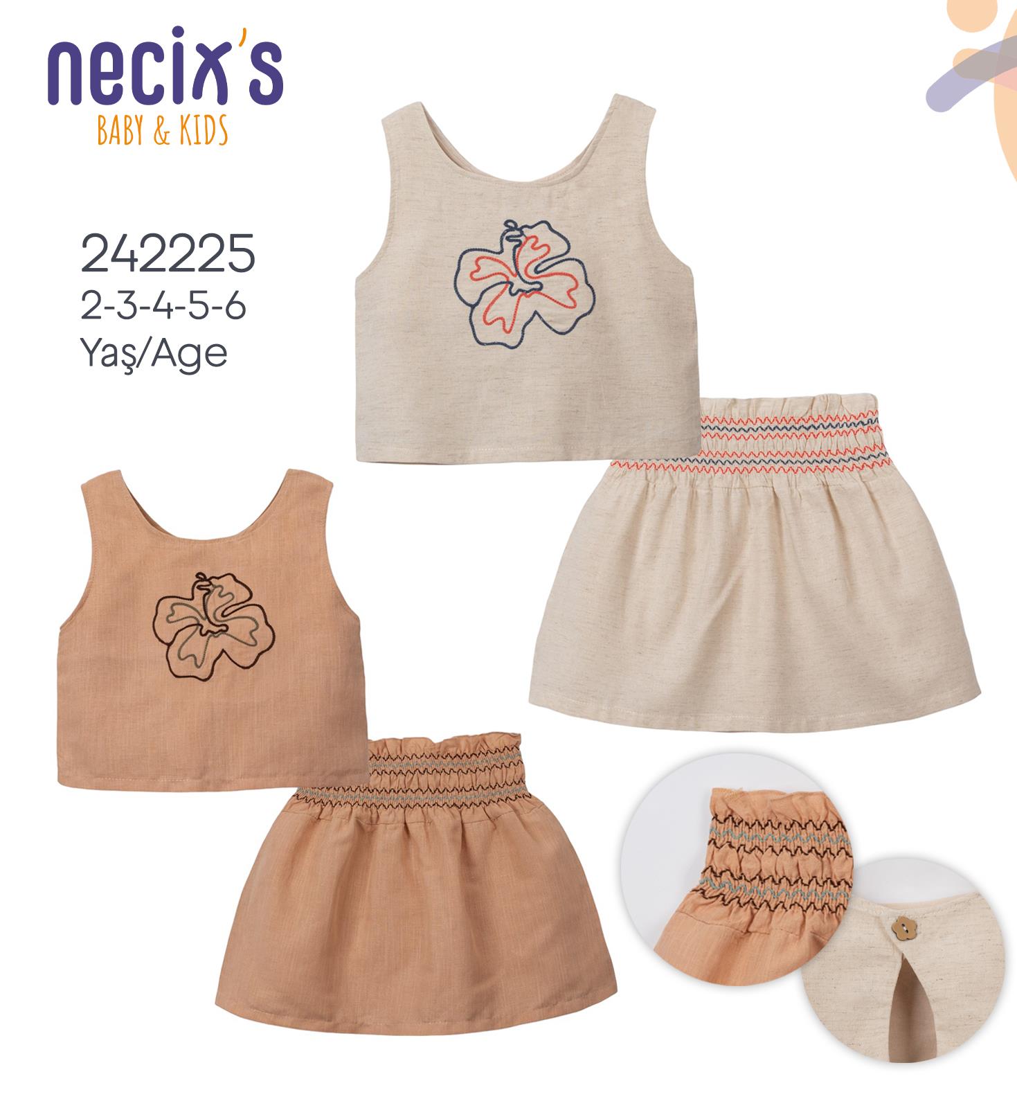 Necix's Sinop Etekli Kız Çocuk İkili Takım