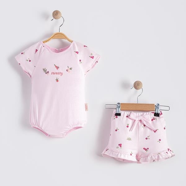 NECİXS SWEETY BADİLİ KIZ BEBEK TAKIM 6/24 AY