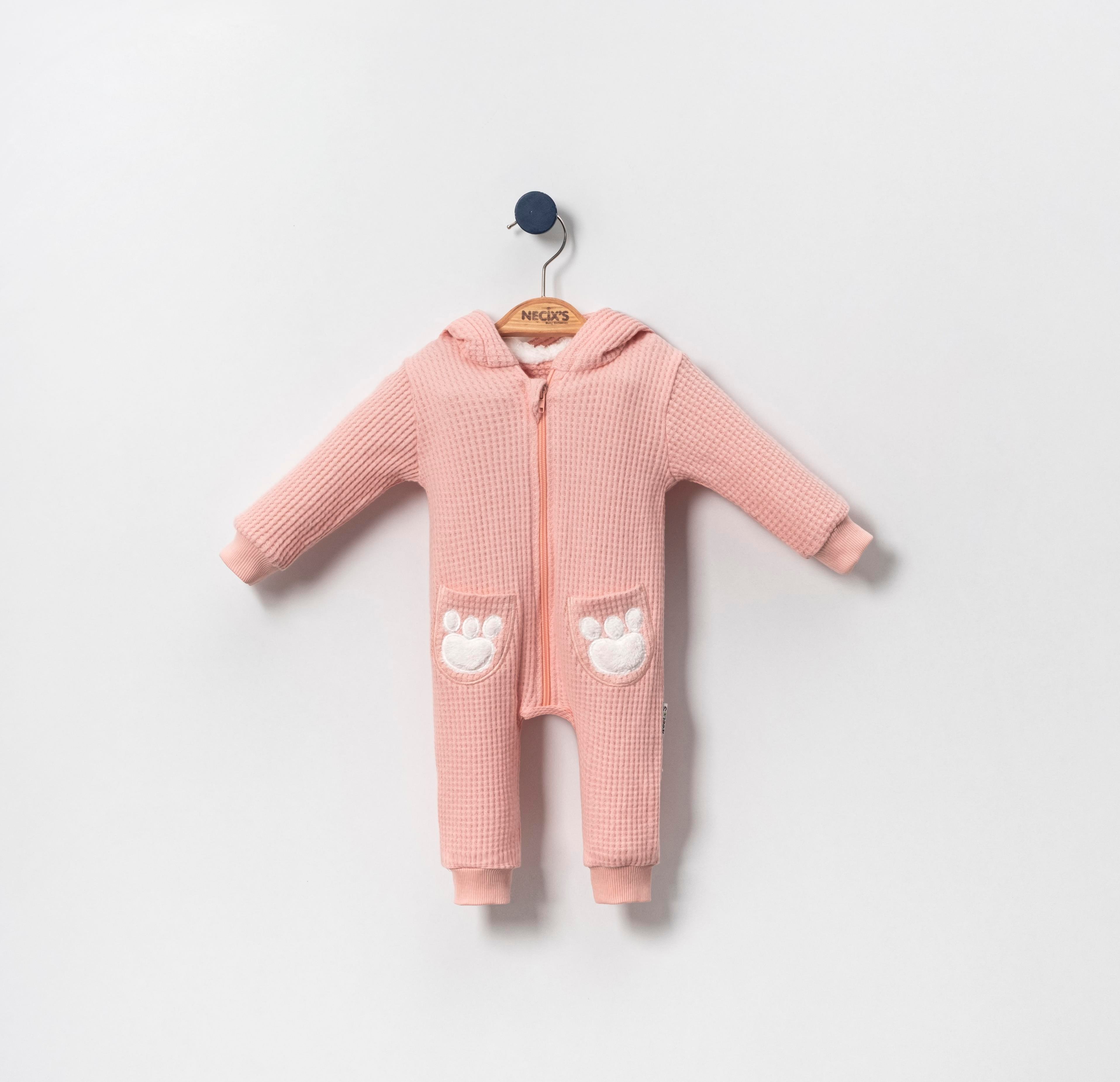 Necix's Sydney Kapüşonlu Kız Bebek Tulum